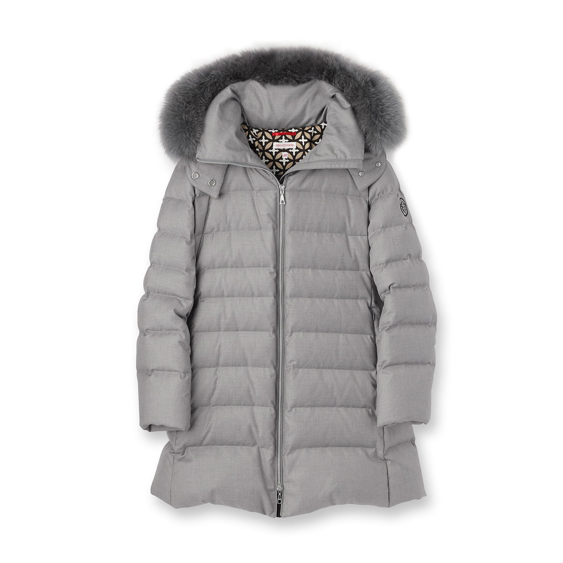 DRESSTERIOR「【CLASSY.12月号掲載/フード＆ファー取り外し可】ブルーFOXファー ホワイトグースダウン」|ダウン|