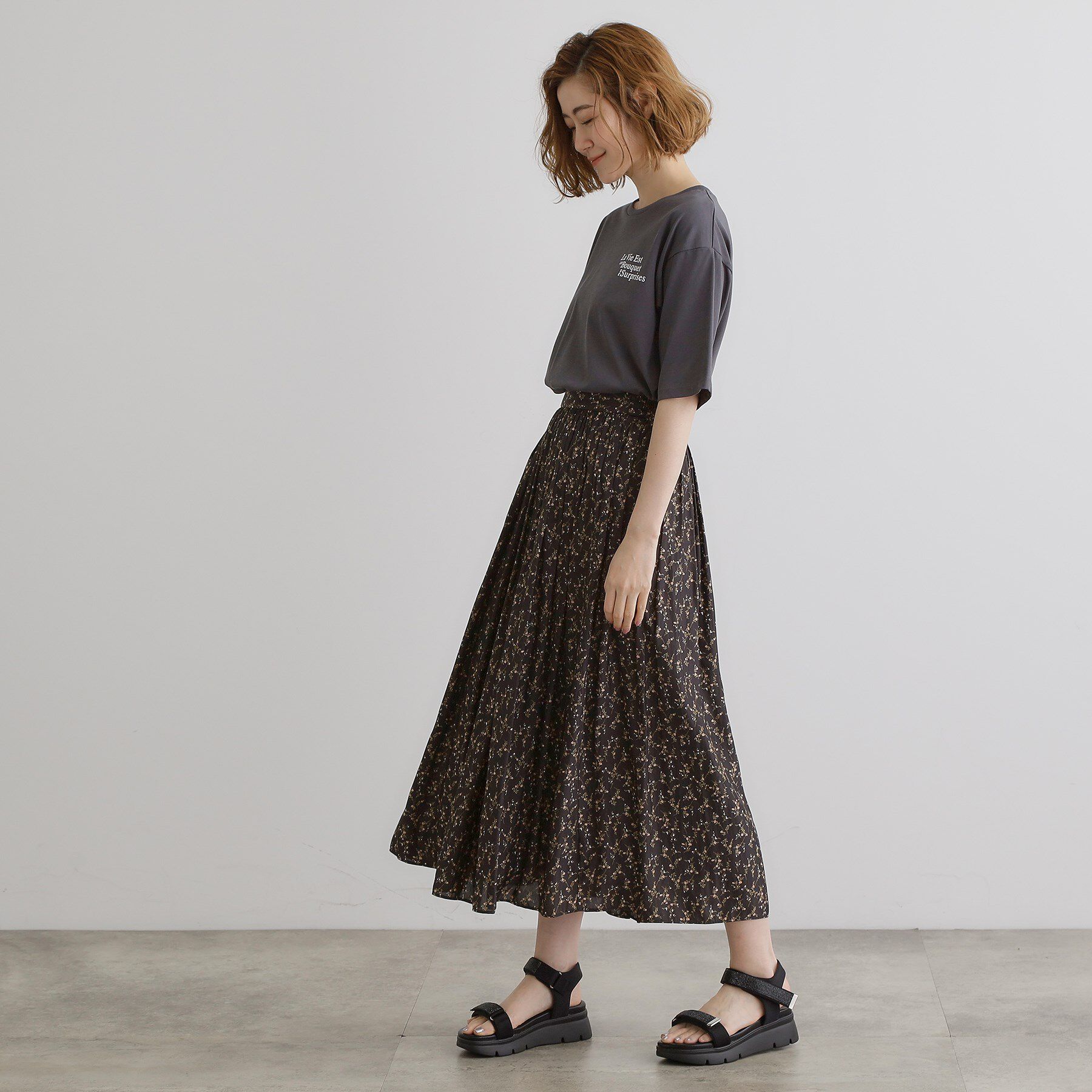 grove「【人間工学】ベルトフッドベッドサンダル」|サンダル|