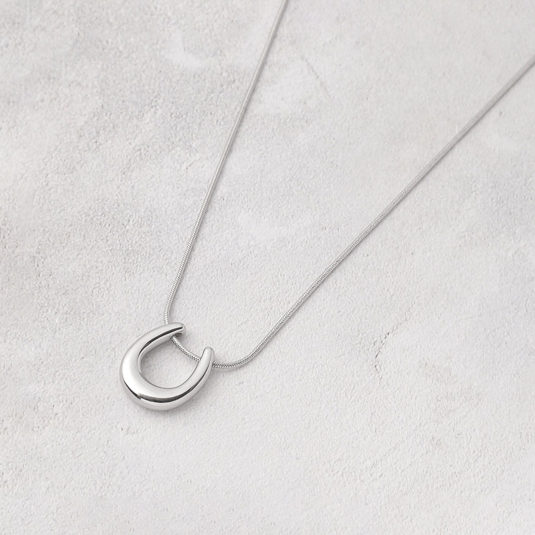 grove「【ステンレス】ホースシューネックレス」|ネックレス|シルバー(006)