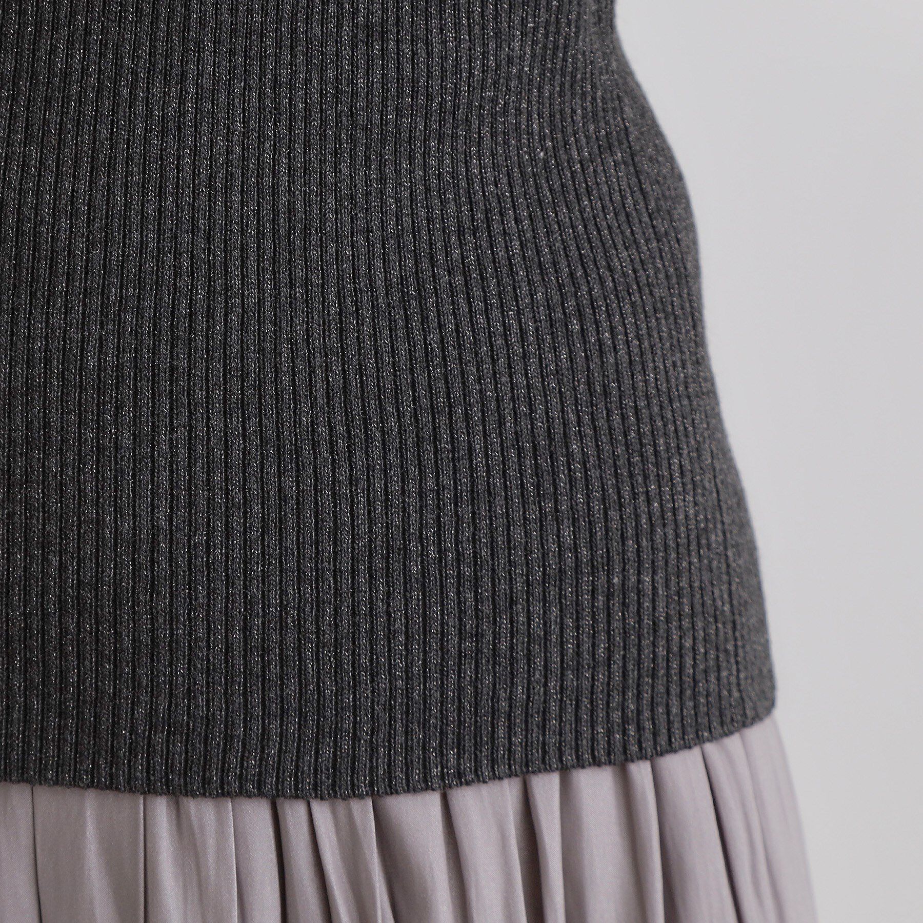 grove「さりげないラメで毎日のコーデにアクセントを リブラメニットタンク」|キャミソール|