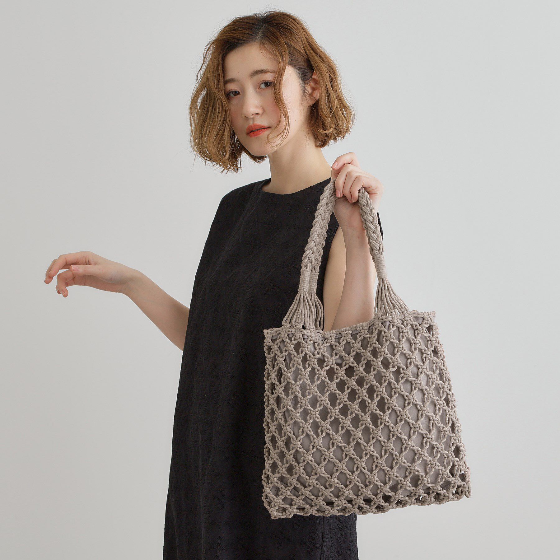 grove「マクラメトート」|トートバッグ|