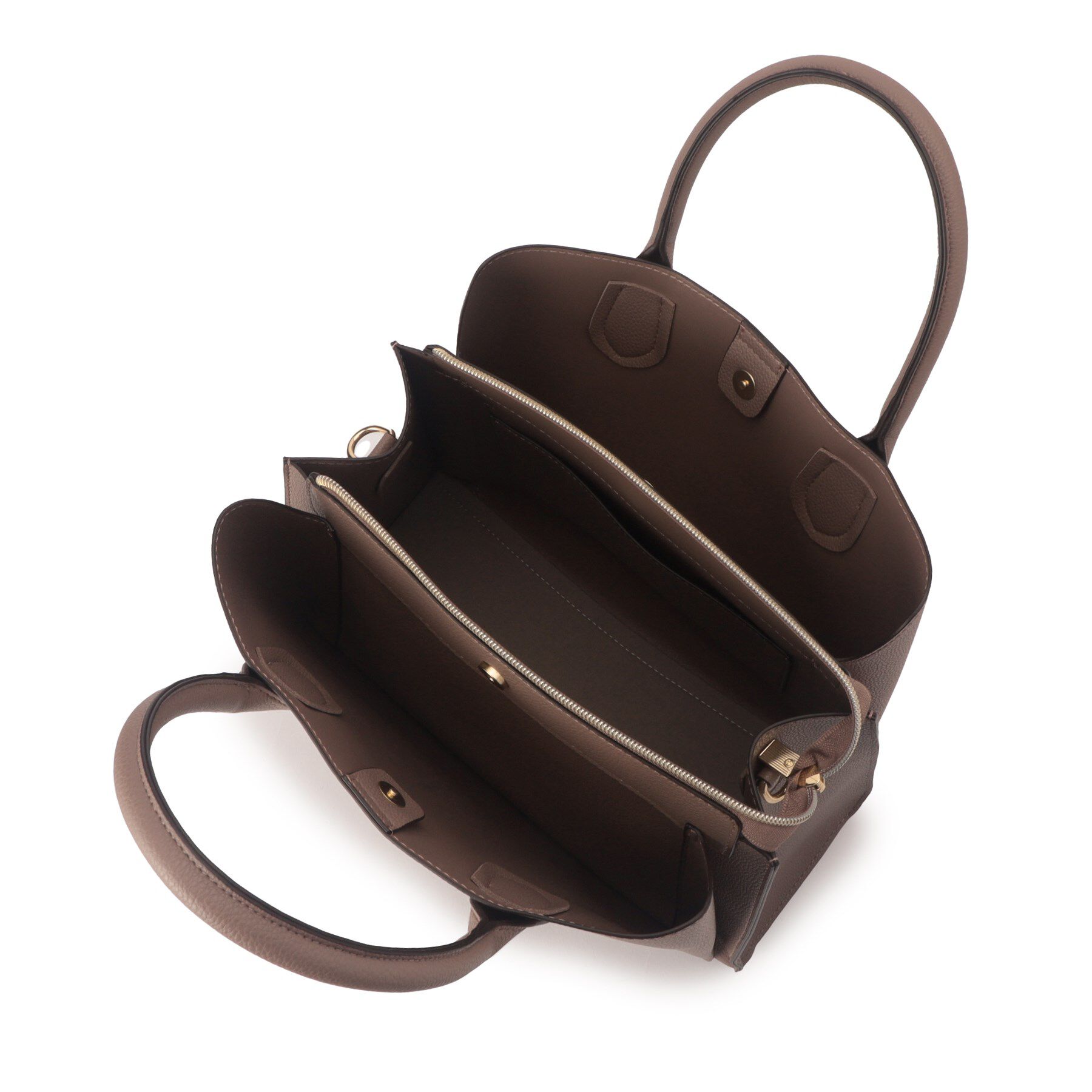 grove「【人間工学】中仕切りバイカラー2WAYトート」|トートバッグ|