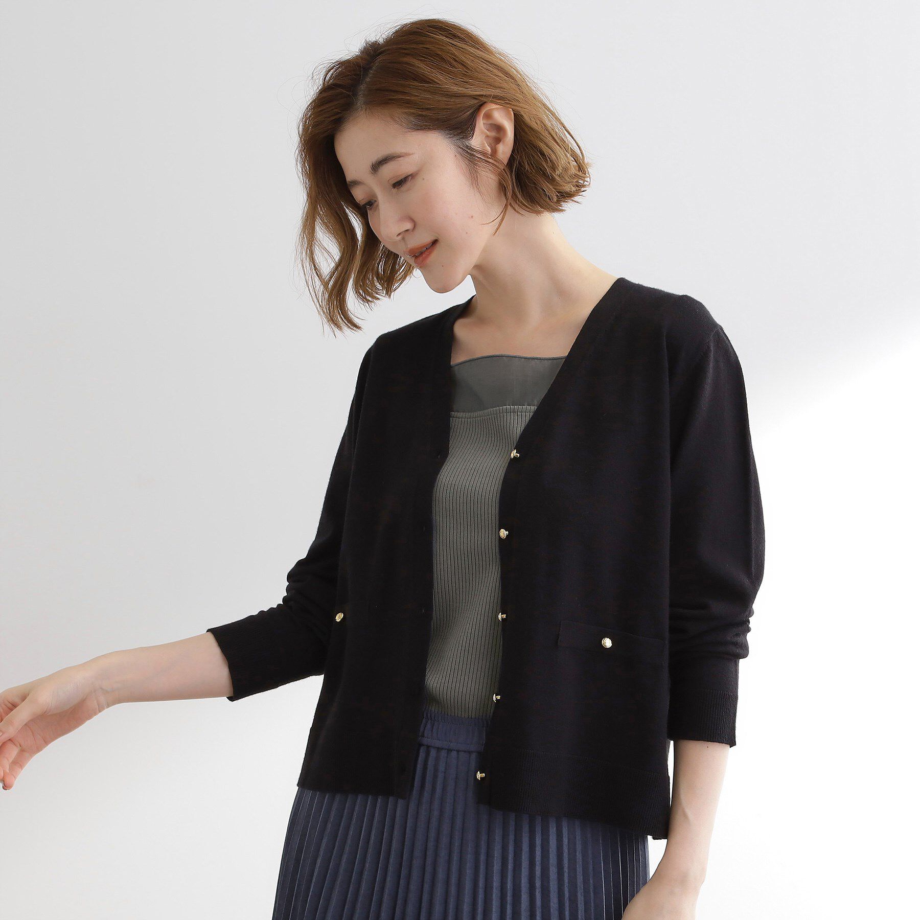 grove「シアードッキングタンクトップ」|キャミソール|