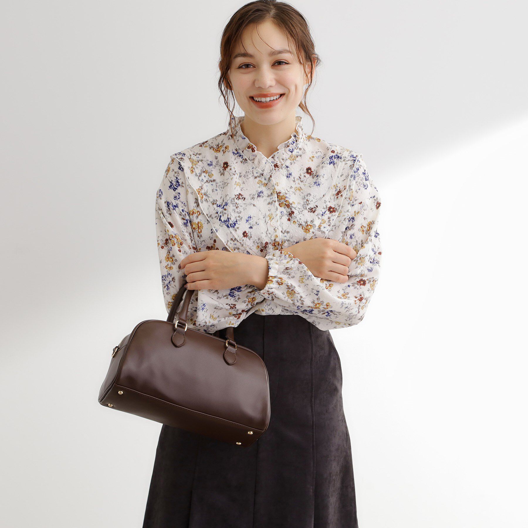 grove「スクエアシック2WAYボストン」|ボストンバッグ|