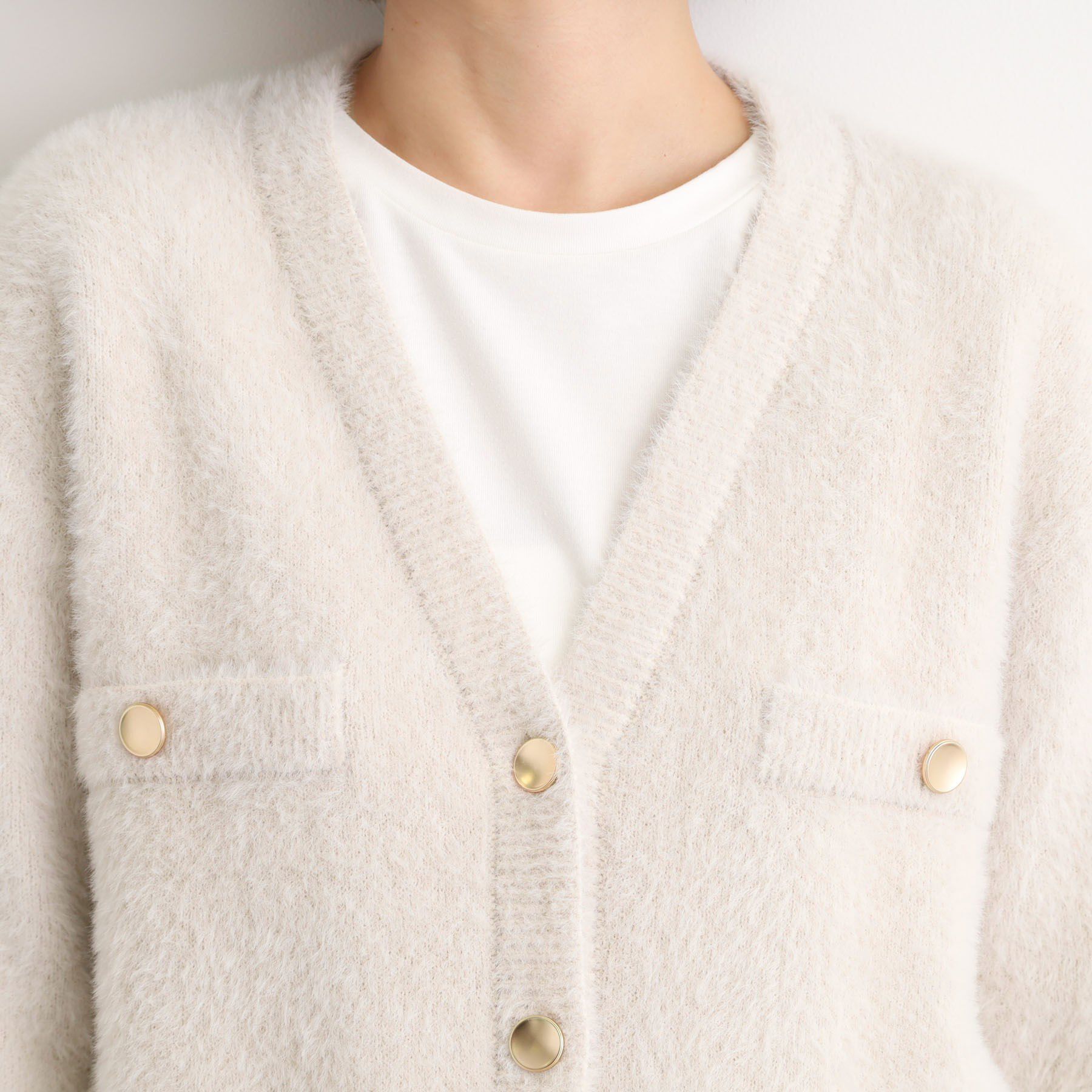 grove「軽やかフェザーで魅せる、クラシカルな主役カーディガン」|カーディガン|