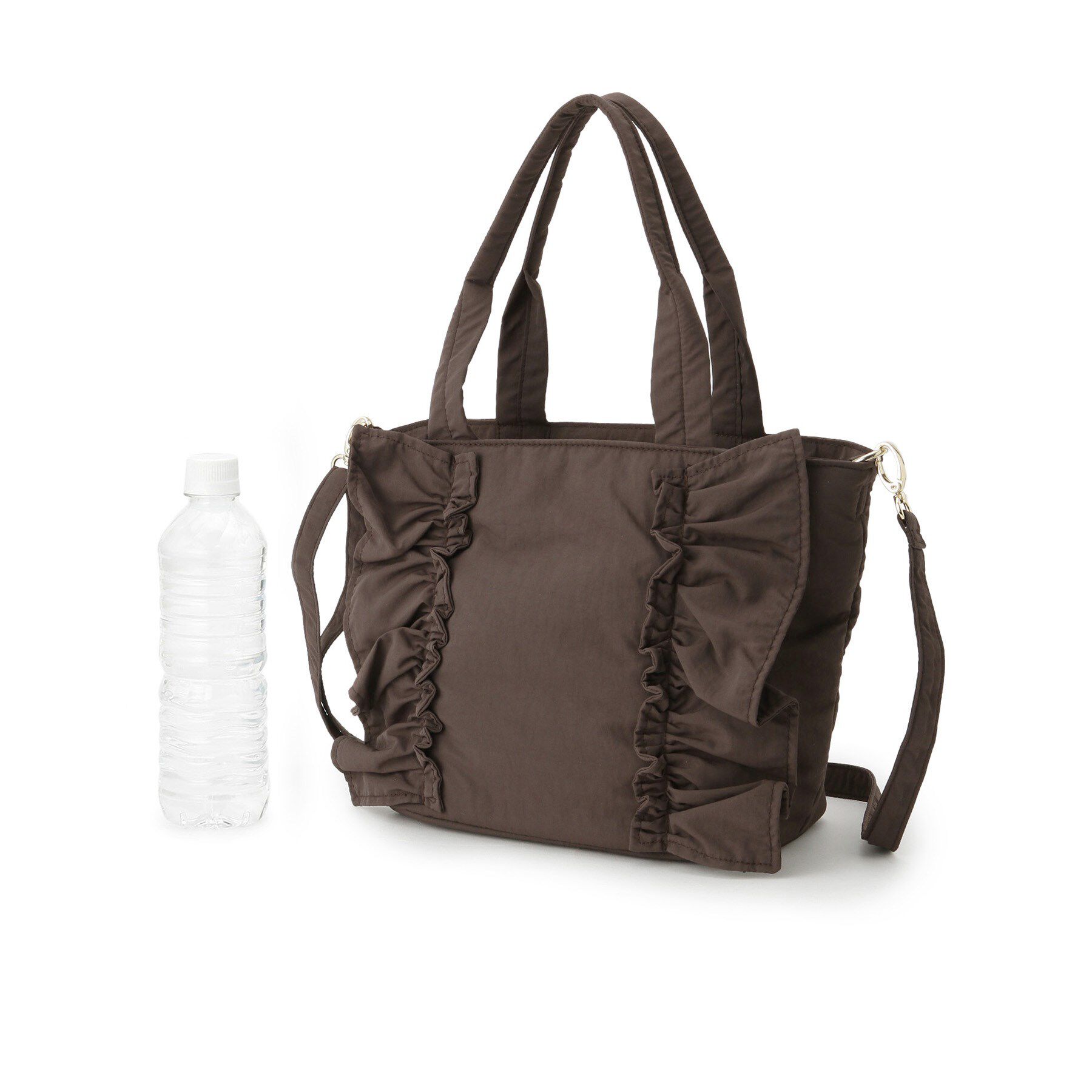 grove「【撥水】縦フリル2WAYトート」|トートバッグ|