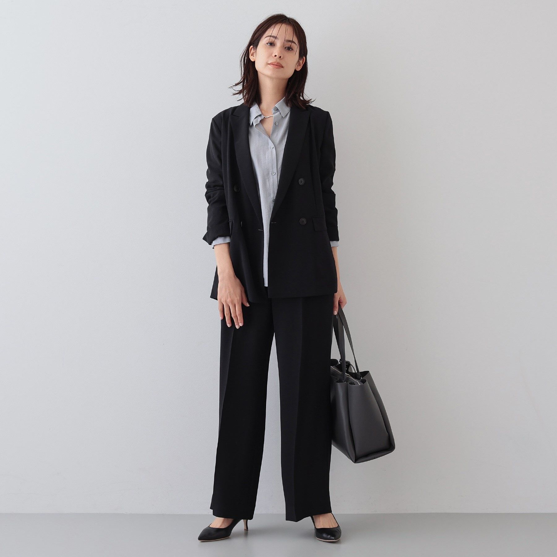 INDIVI「【着る日傘/遮熱/UVケア】ダブルジャケット」|スーツ|