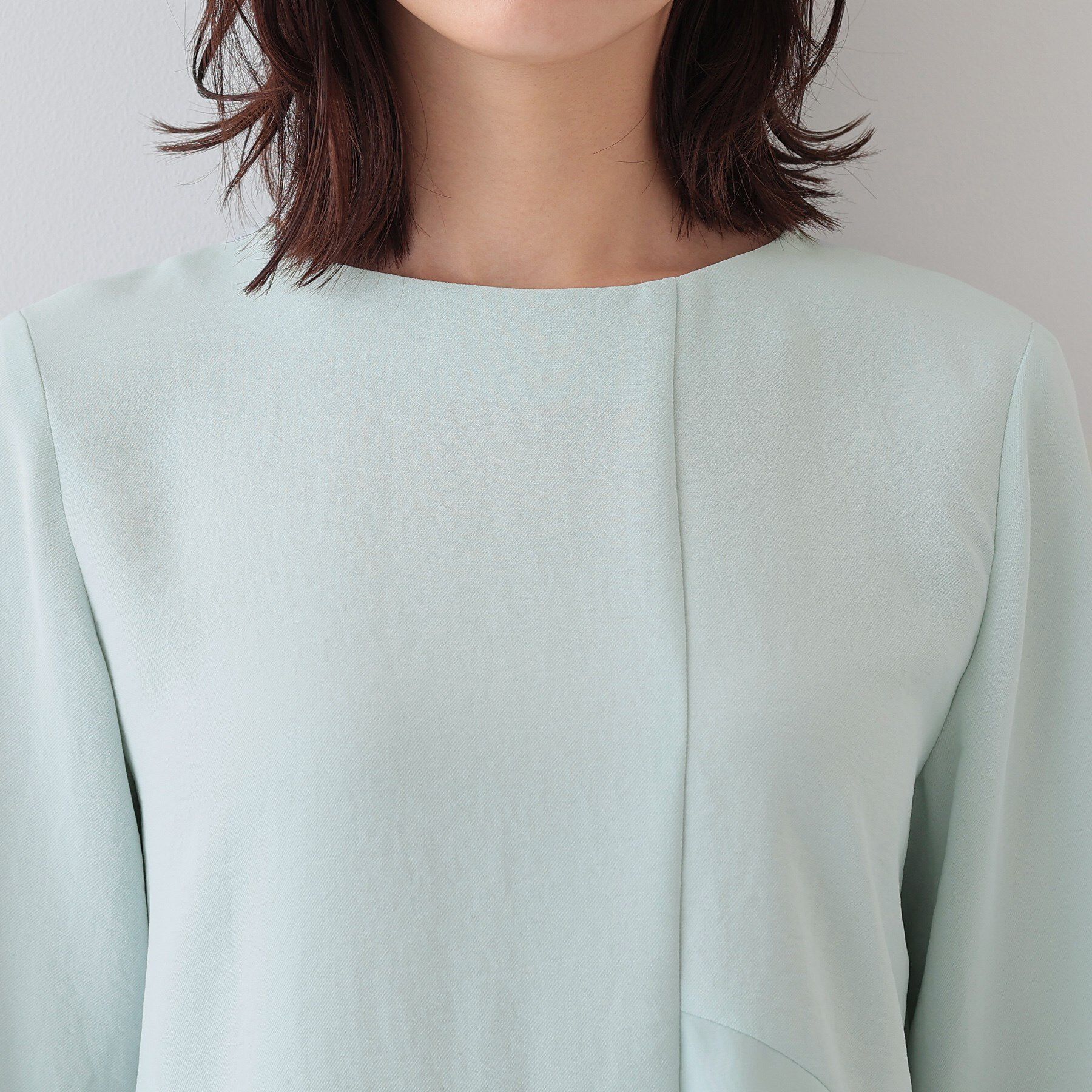 INDIVI「【着る日傘/遮熱/UVケア】ペプラムデザインブラウス」|シャツ・ブラウス|