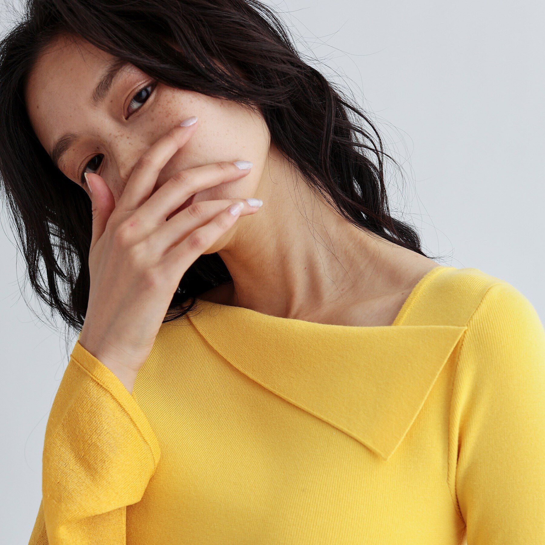 GALLEST「シアーベルスリーブニット」|ニット・セーター|