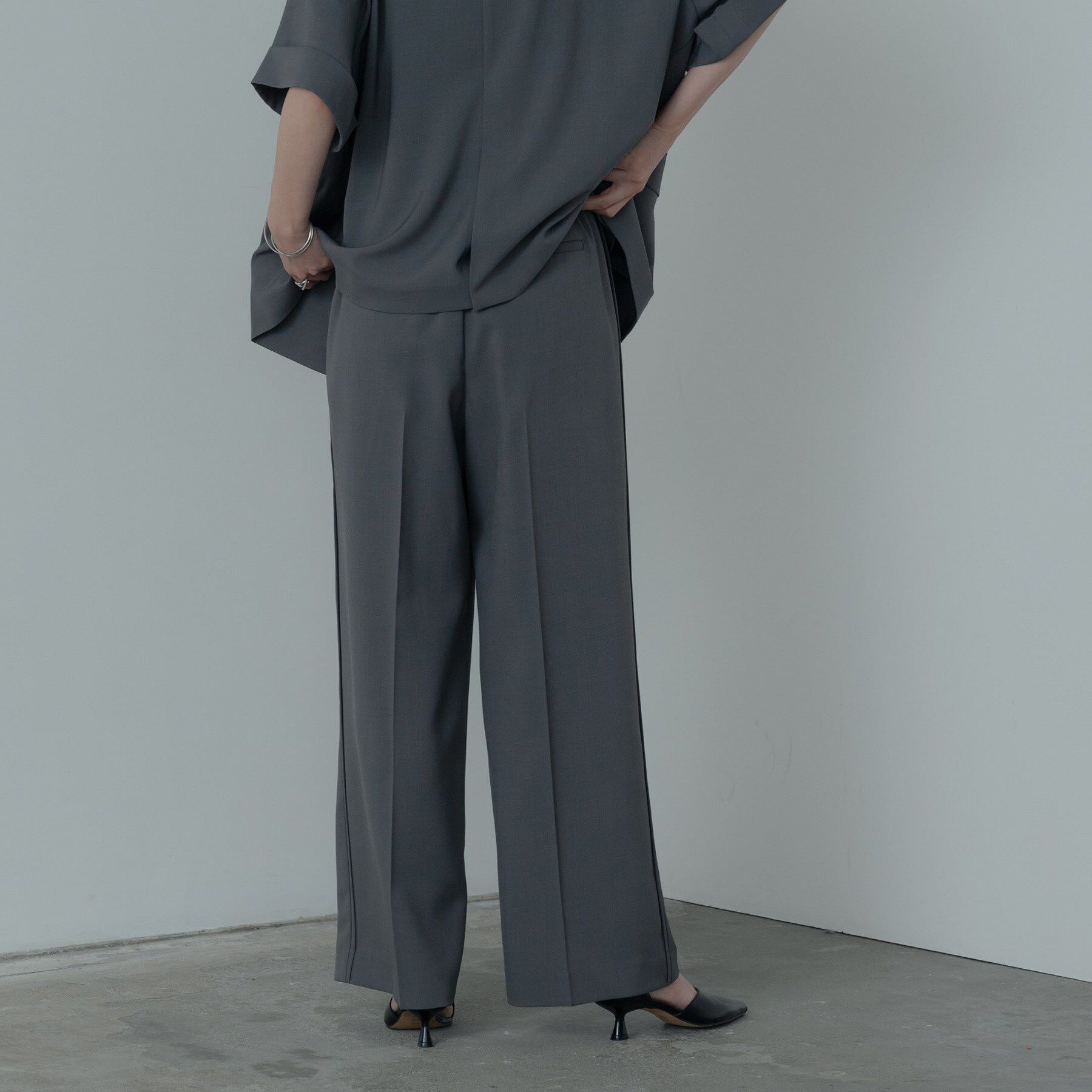 GALLEST「【セットアップ対応】イージーストレートワイドパンツ【カセット服／オケージョン／通勤】」|その他|