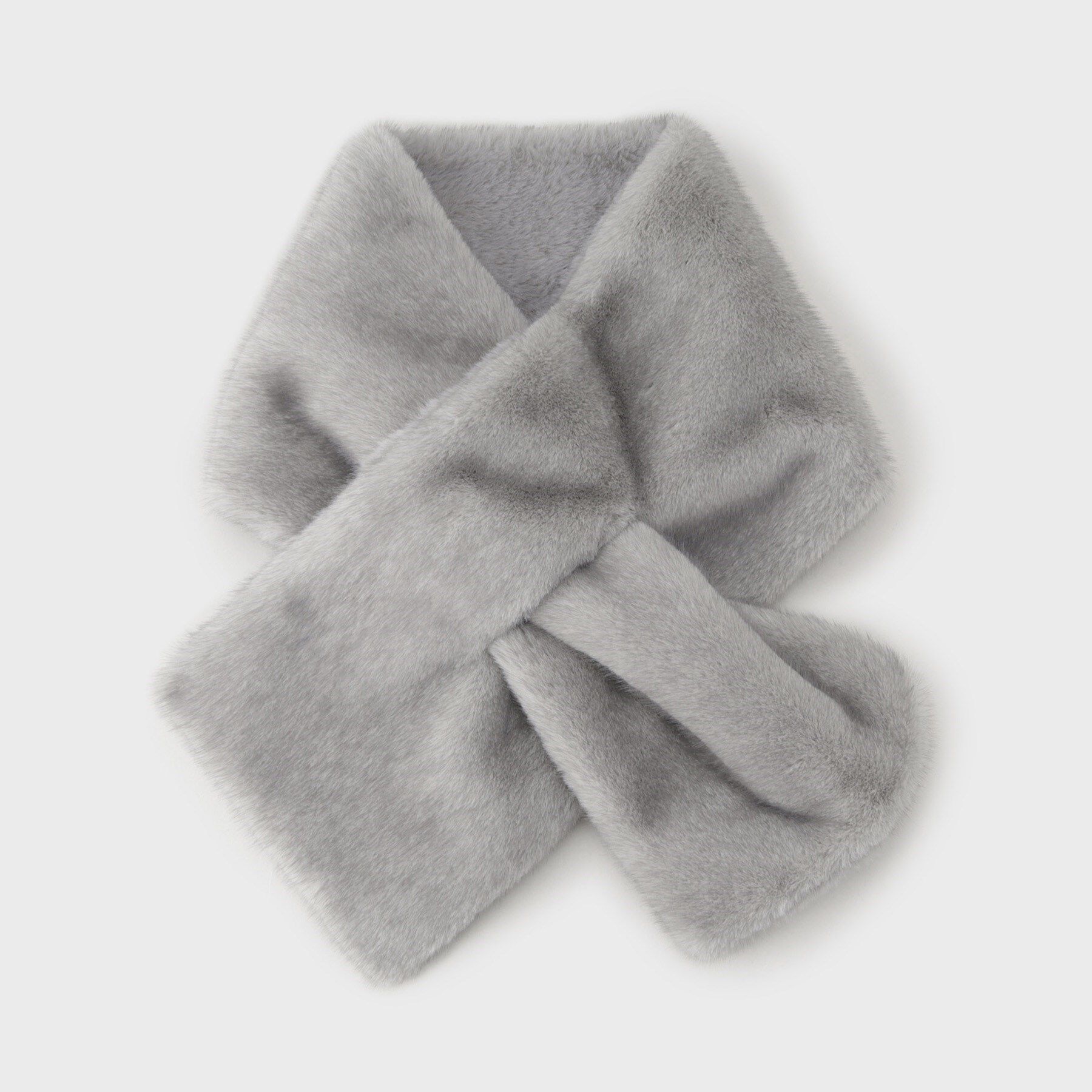 INDIVI「【リバーシブル】フェイクファーティペット」|ストール|