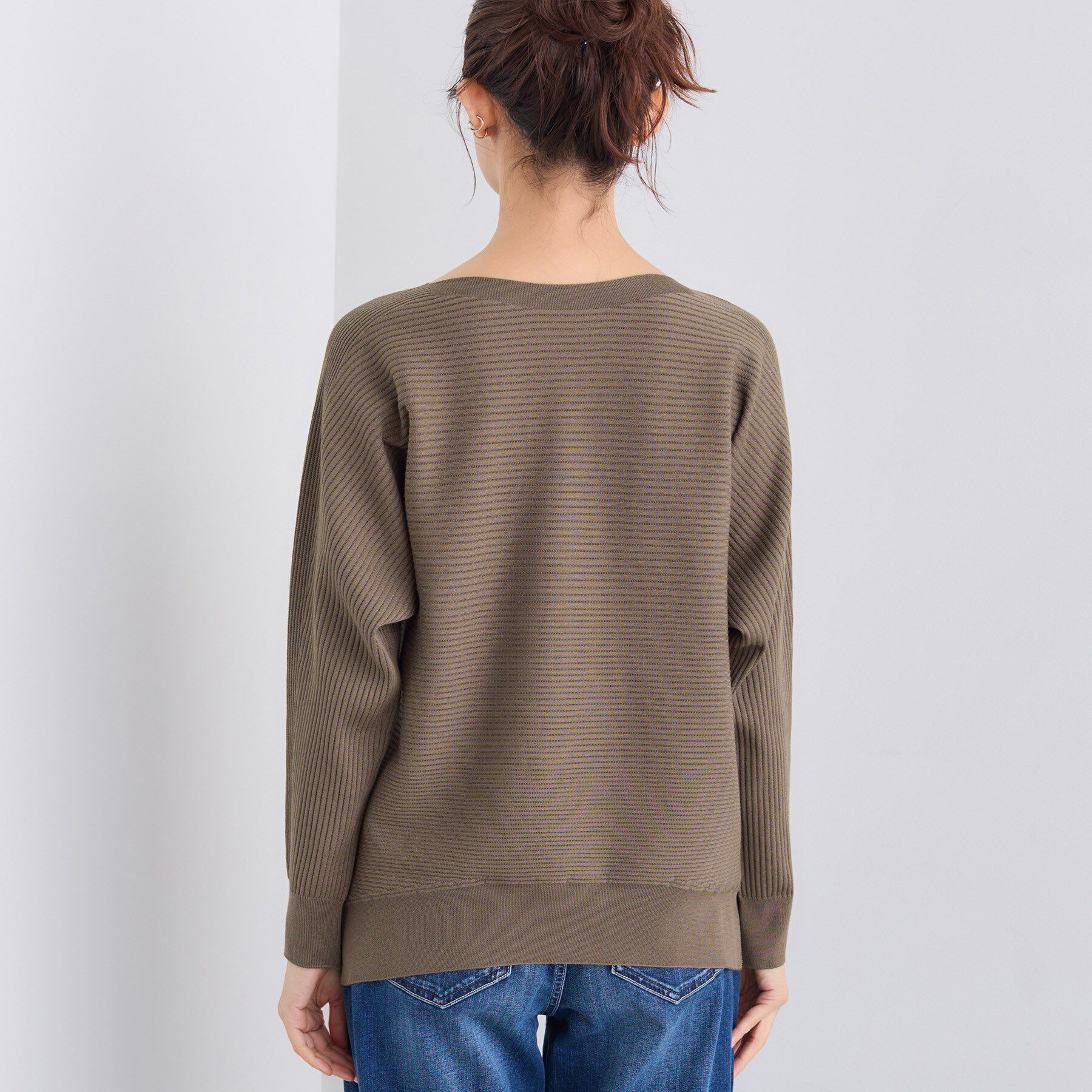 INDIVI「【洗える／体型カバー】美シルエットニット」|ニット・セーター|