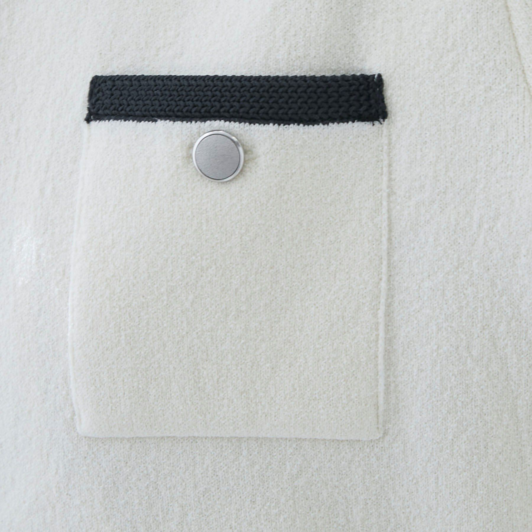 INDIVI「【軽量／セレモニー】ブークレジャケット ニットカーディガン」|カーディガン|