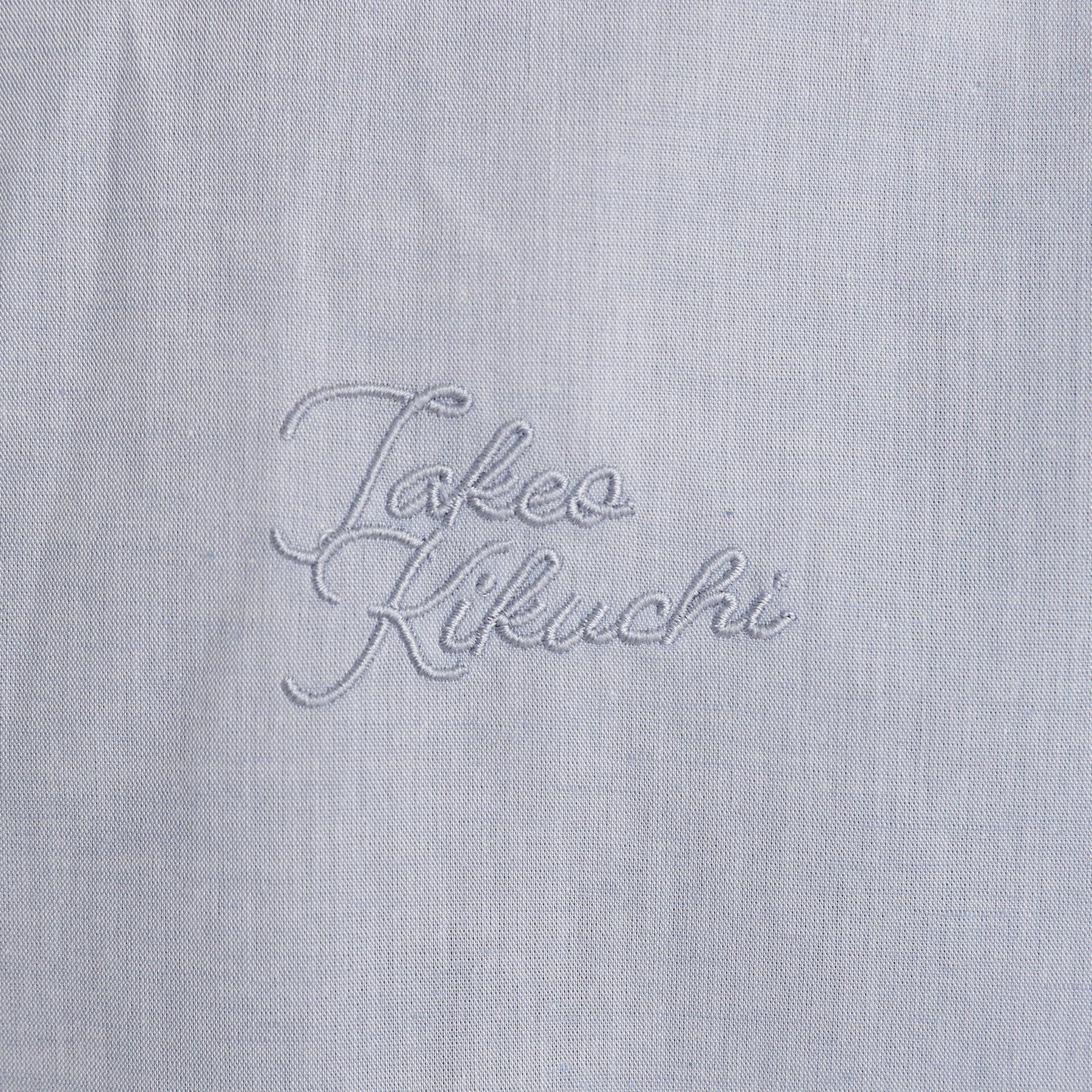 TAKEO KIKUCHI「【LIMITED】ワンポイントロゴ刺繍 綿麻半袖シャツ」|シャツ・ブラウス|