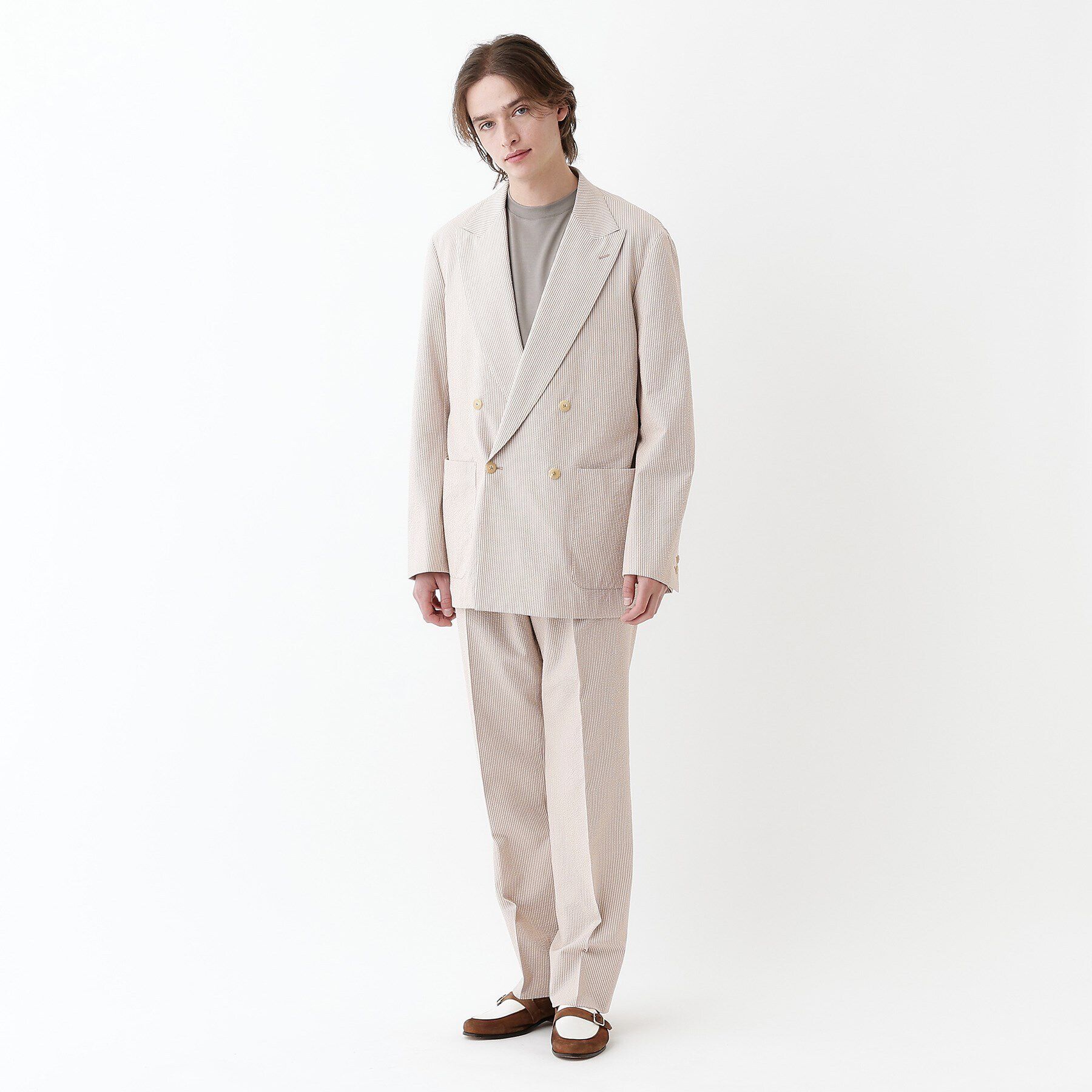 TAKEO KIKUCHI「【THE FLAGSHIP】サッカー2wayストレッチ ジャケット」|テーラードジャケット|