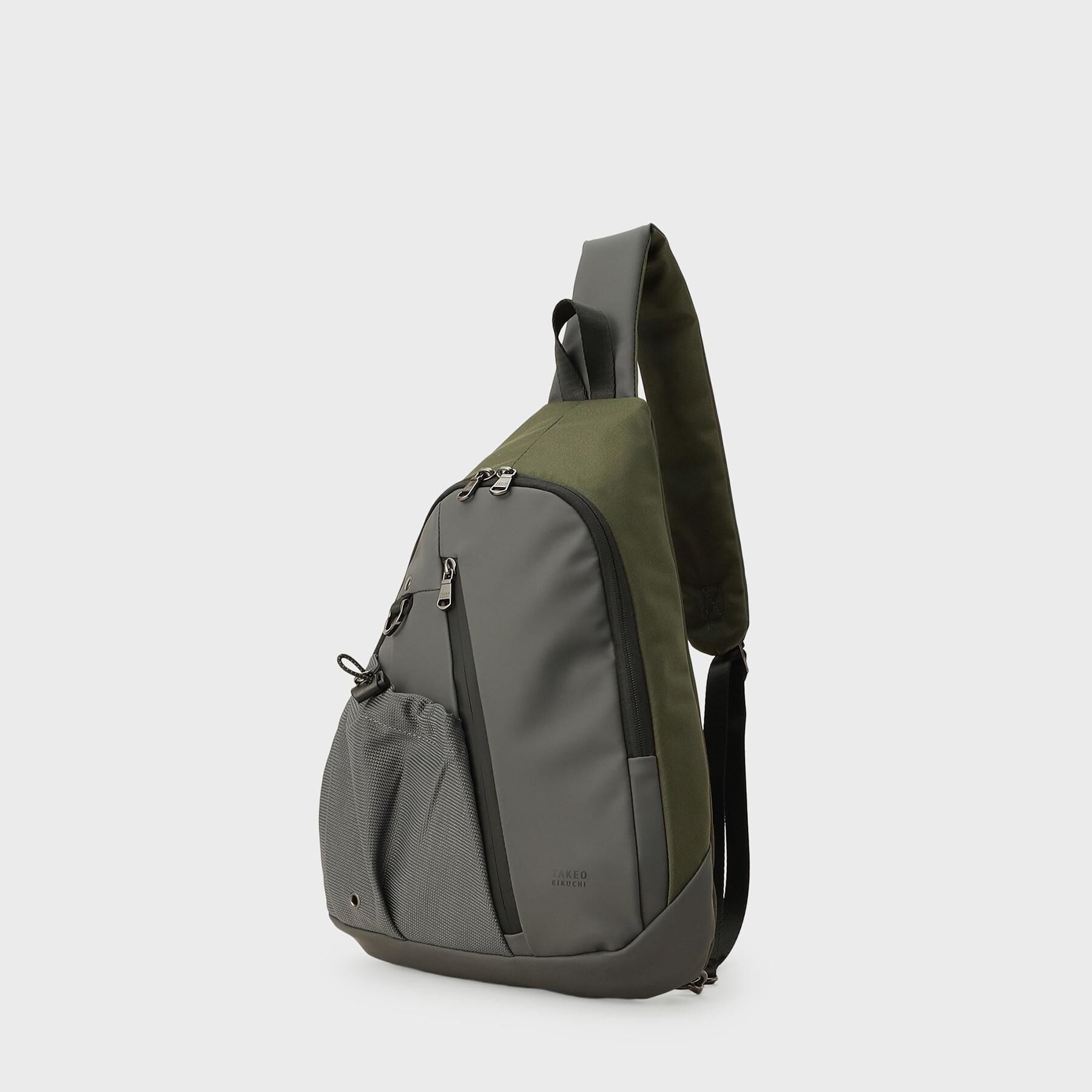 TAKEO KIKUCHI「STORAGE ミドルボディバッグ」|その他|チャコールグレー(0