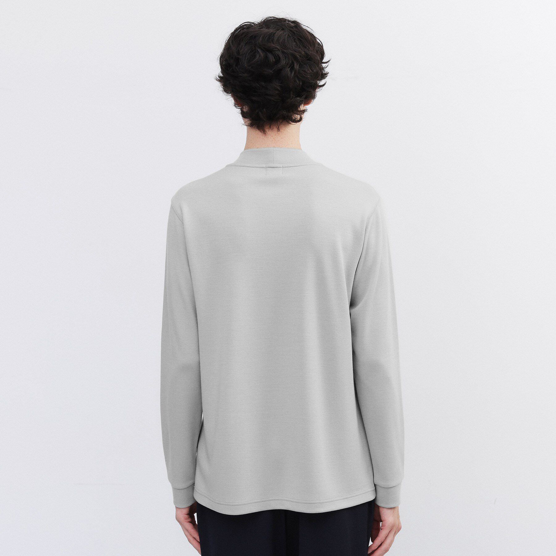 TAKEO KIKUCHI「ウール混 モックネック プルオーバー」|Tシャツ・カットソー|