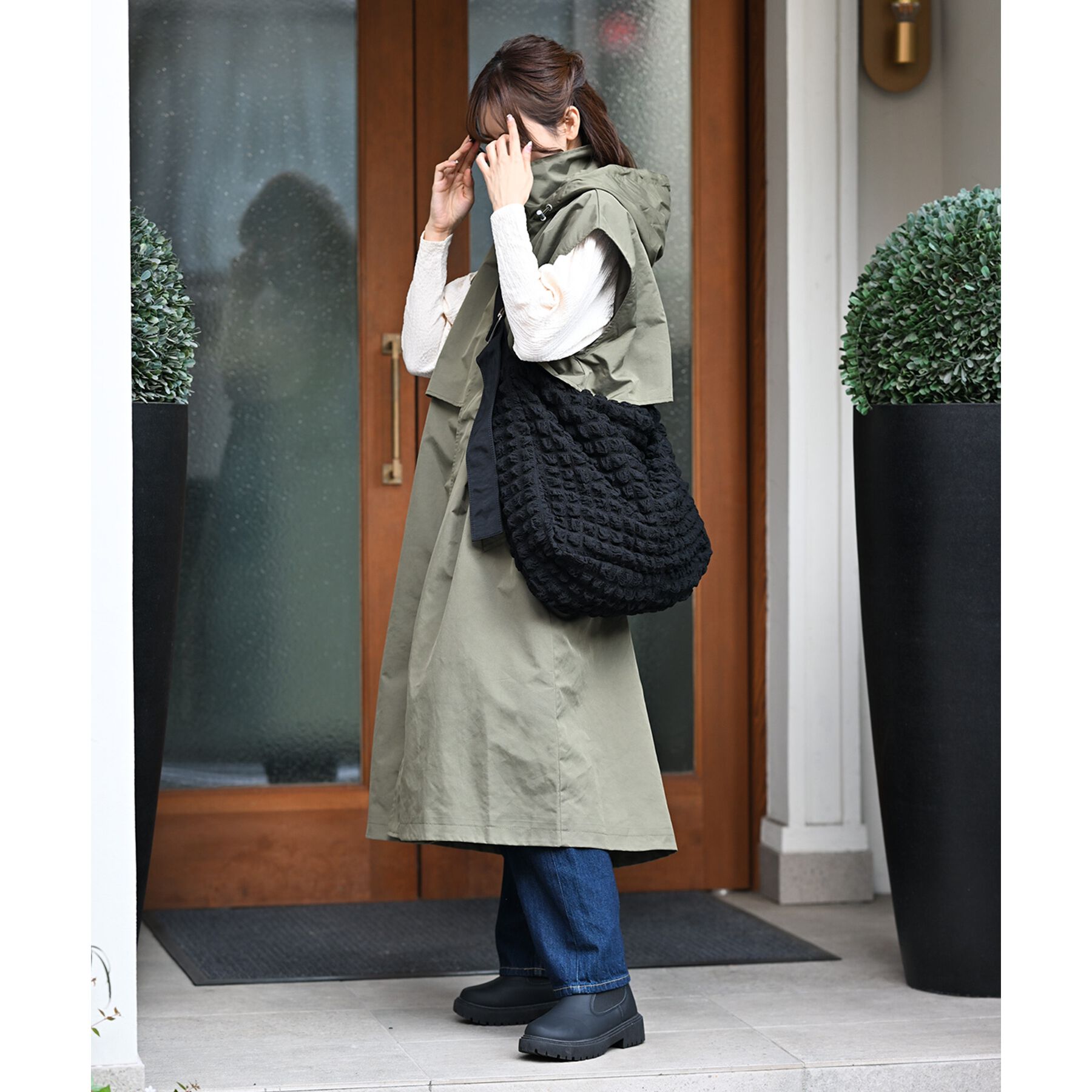 tk.TAKEO KIKUCHI「ビッグショルダーバッグ」|ショルダー・メッセンジャー|