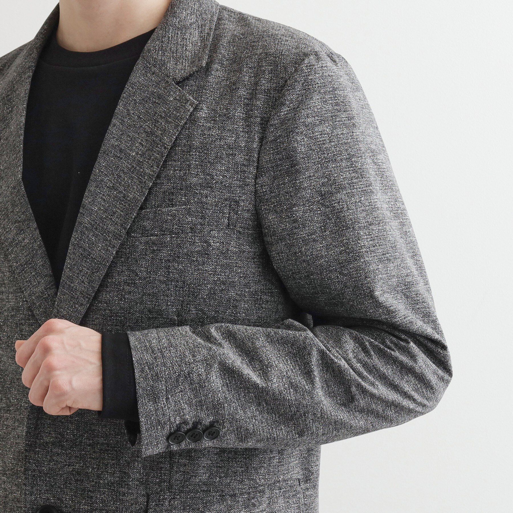 tk.TAKEO KIKUCHI「【洗える／通気性】COOL DOTS(R)テーラードジャケット（セットアップ対応）」|テーラードジャケット|