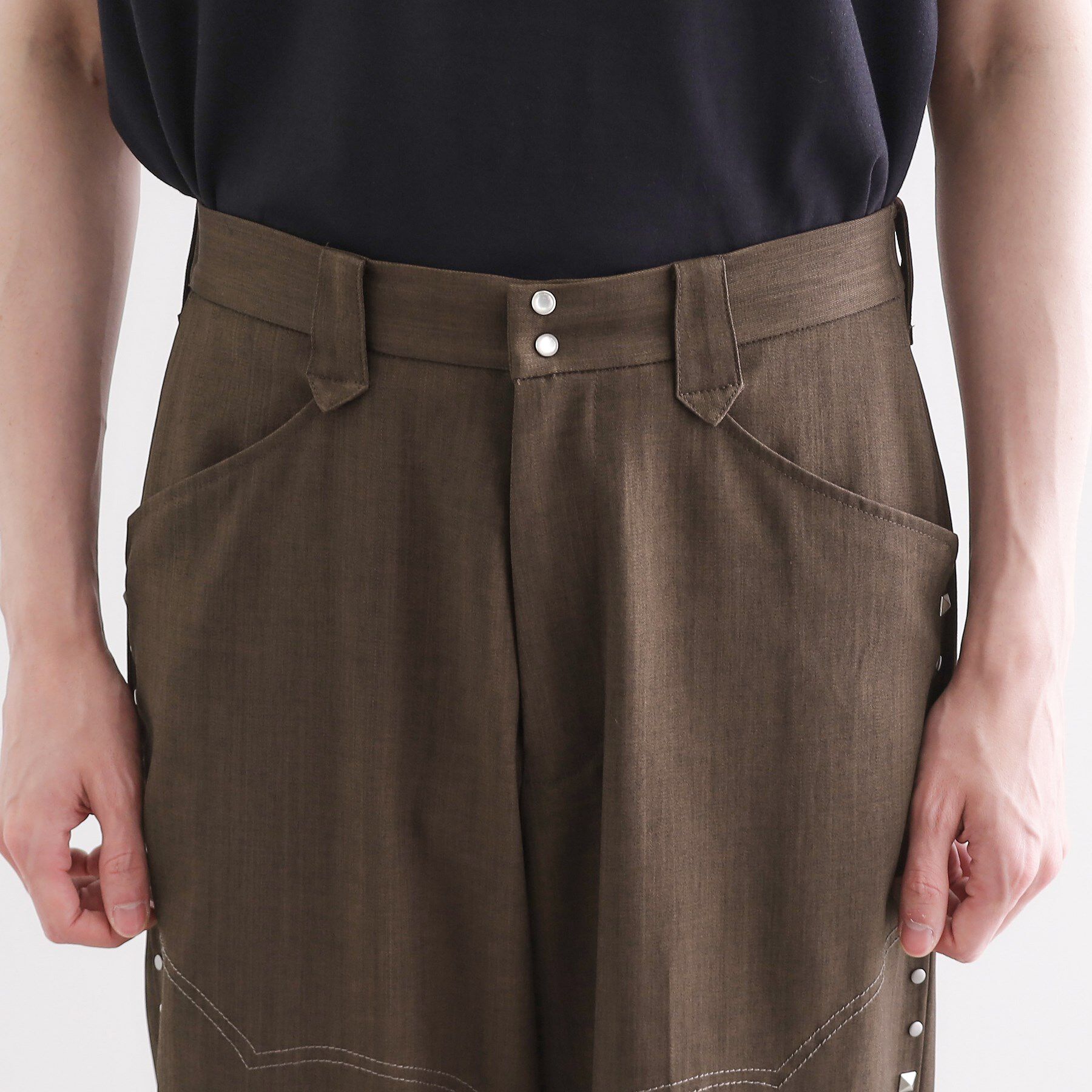 tk.TAKEO KIKUCHI「スタッズスラックス」|その他|