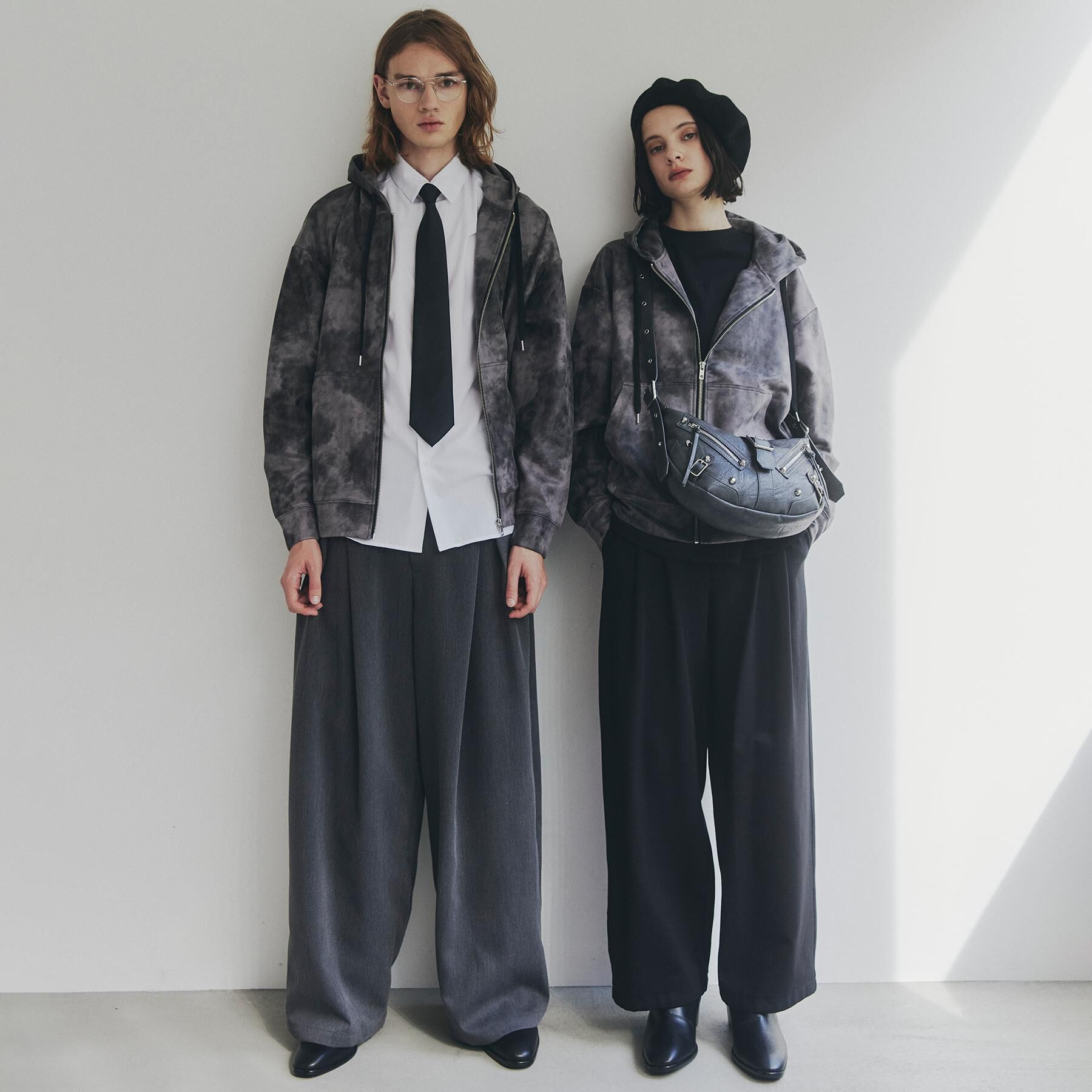 tk.TAKEO KIKUCHI「ヴィンテージライクプリント ジップパーカー」|パーカー|