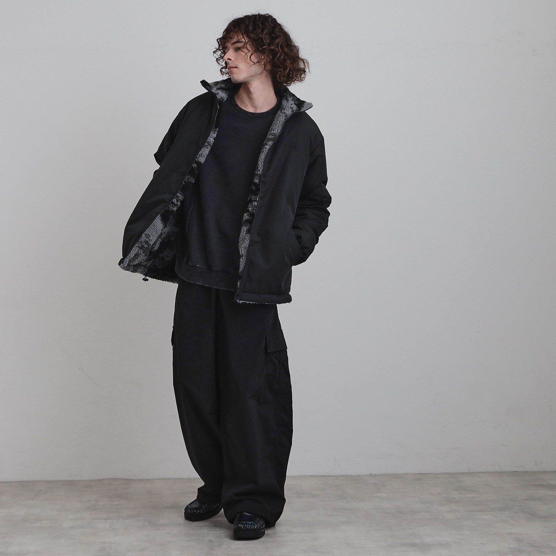 tk.TAKEO KIKUCHI「【WEB限定】リバーシブルボアブルゾン」|ブルゾン・スタジャン|