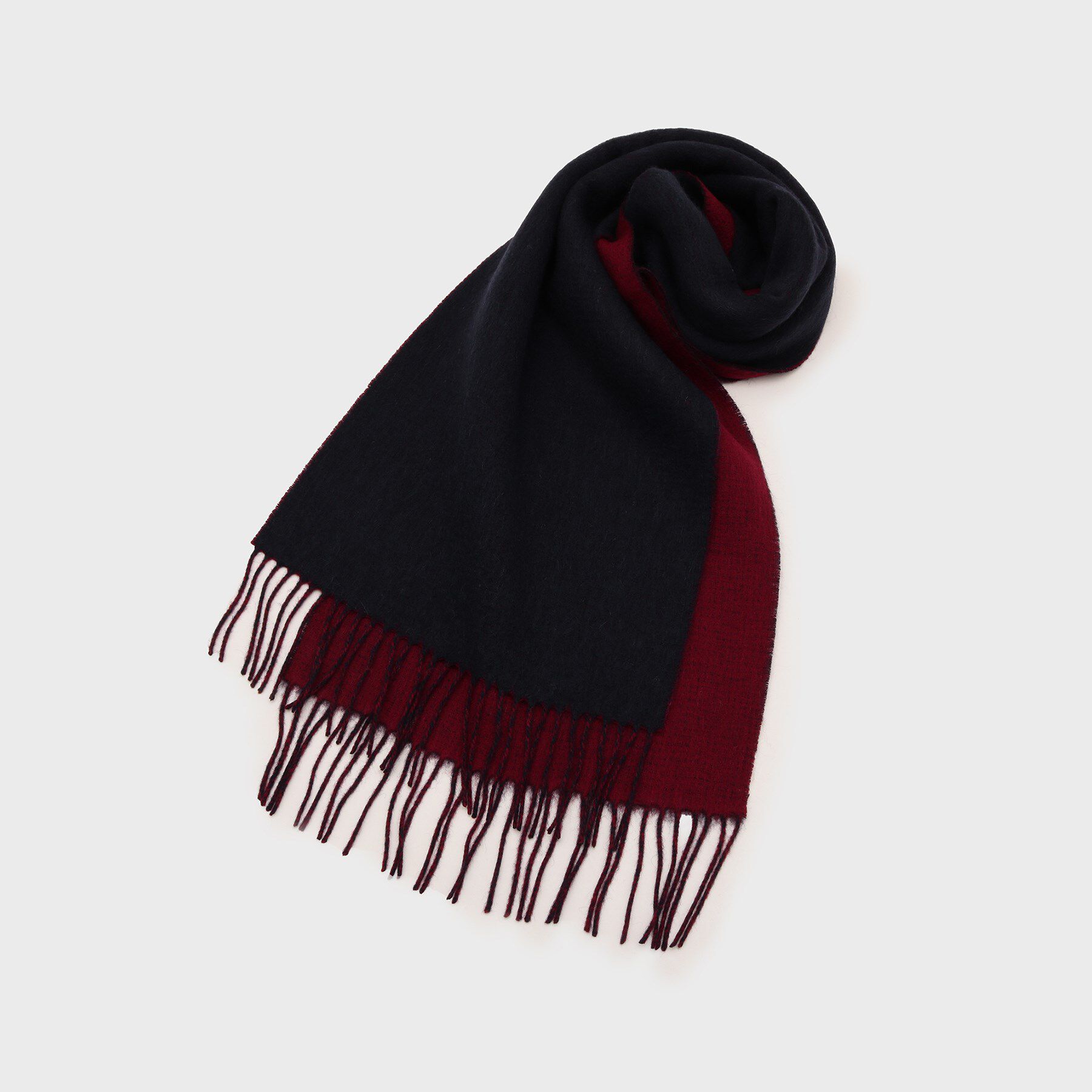 tk.TAKEO KIKUCHI「カシミヤ混マフラー」|ストール|ネイビー(094)