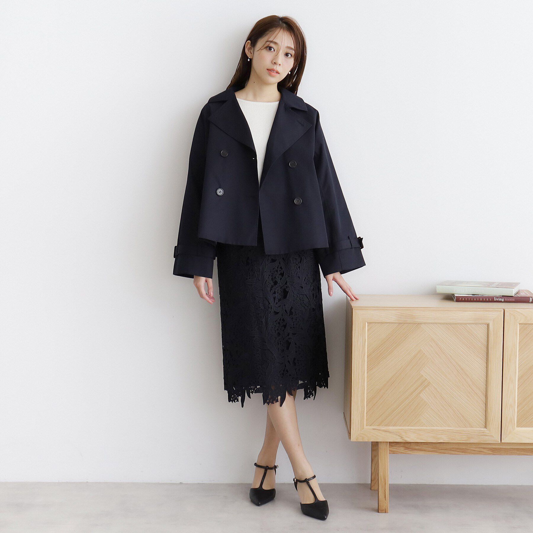 index「スズランレースタイトスカート【洗濯機洗い可】」|スカート|