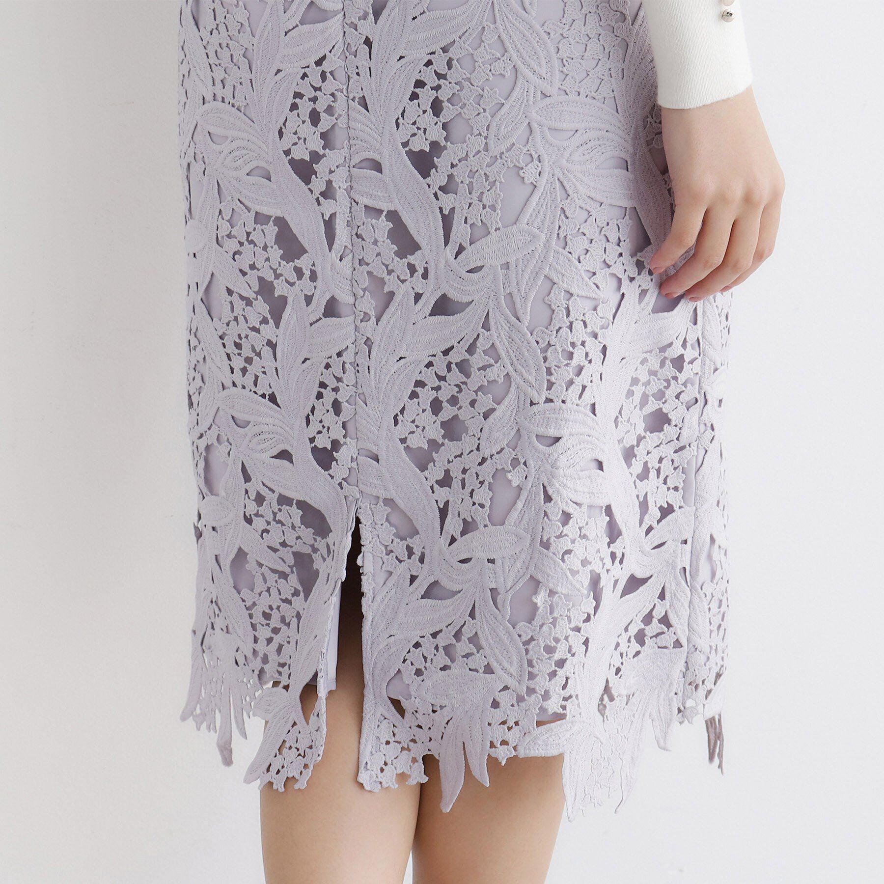 index「スズランレースタイトスカート【洗濯機洗い可】」|スカート|