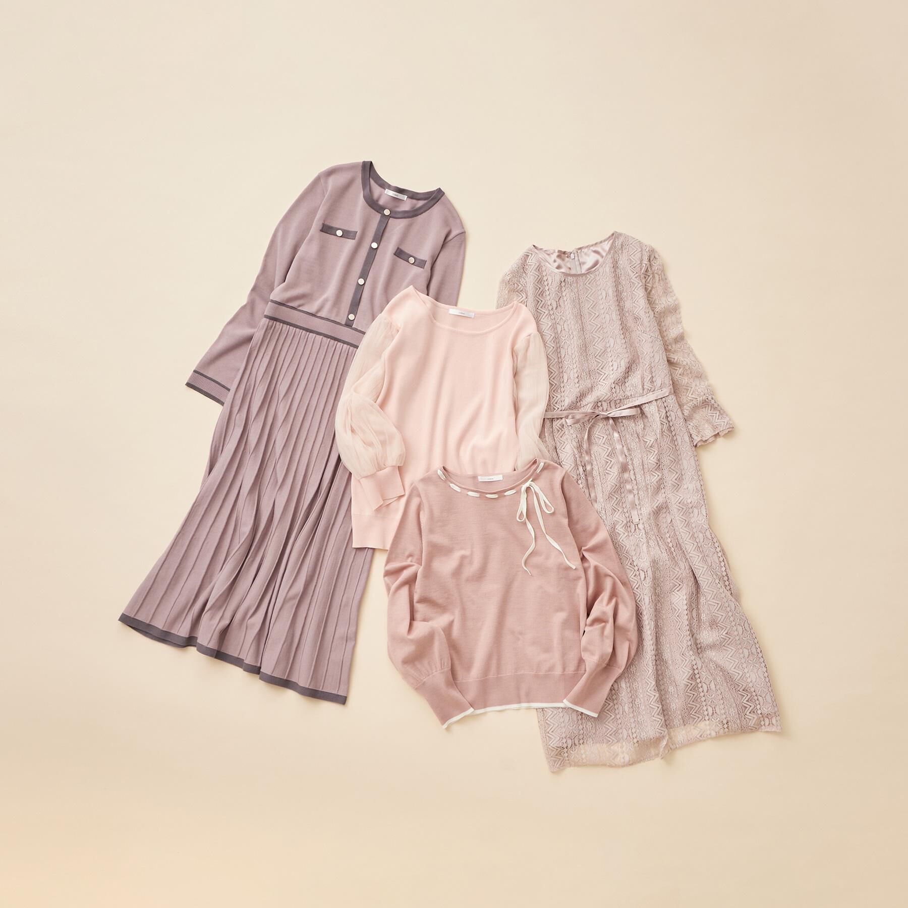 index「《5色展開》マジョリカプリーツスリーブニット【洗濯機洗い可】」|ニット・セーター|