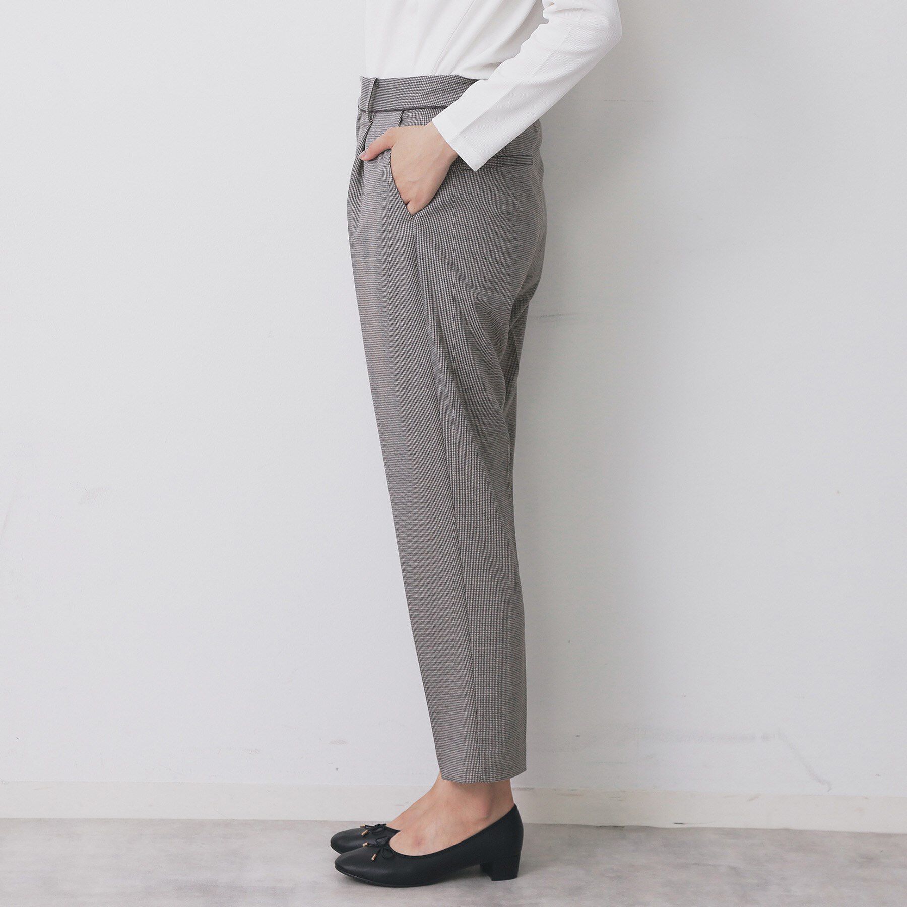 index「《丈が選べる》ストレッチテーパードパンツ/セットアップ対応【洗濯機OK/イージーアイロン】」|その他|