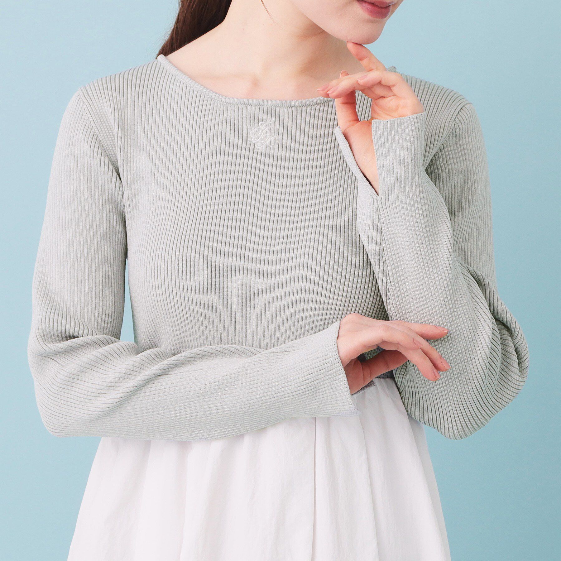 index「ドッキングバルーンロングフレアワンピース【洗濯機OK】」|ワンピース|