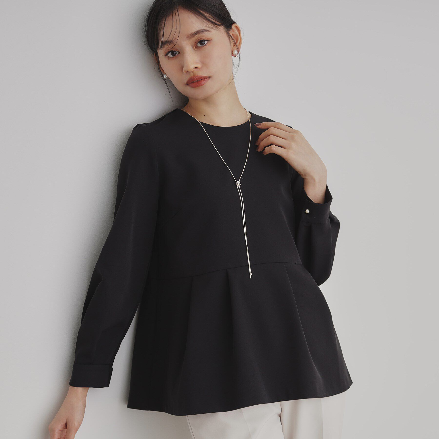 OPAQUE.CLIP「【長さ調節可能】ビジュースライドネックレス」|ネックレス|