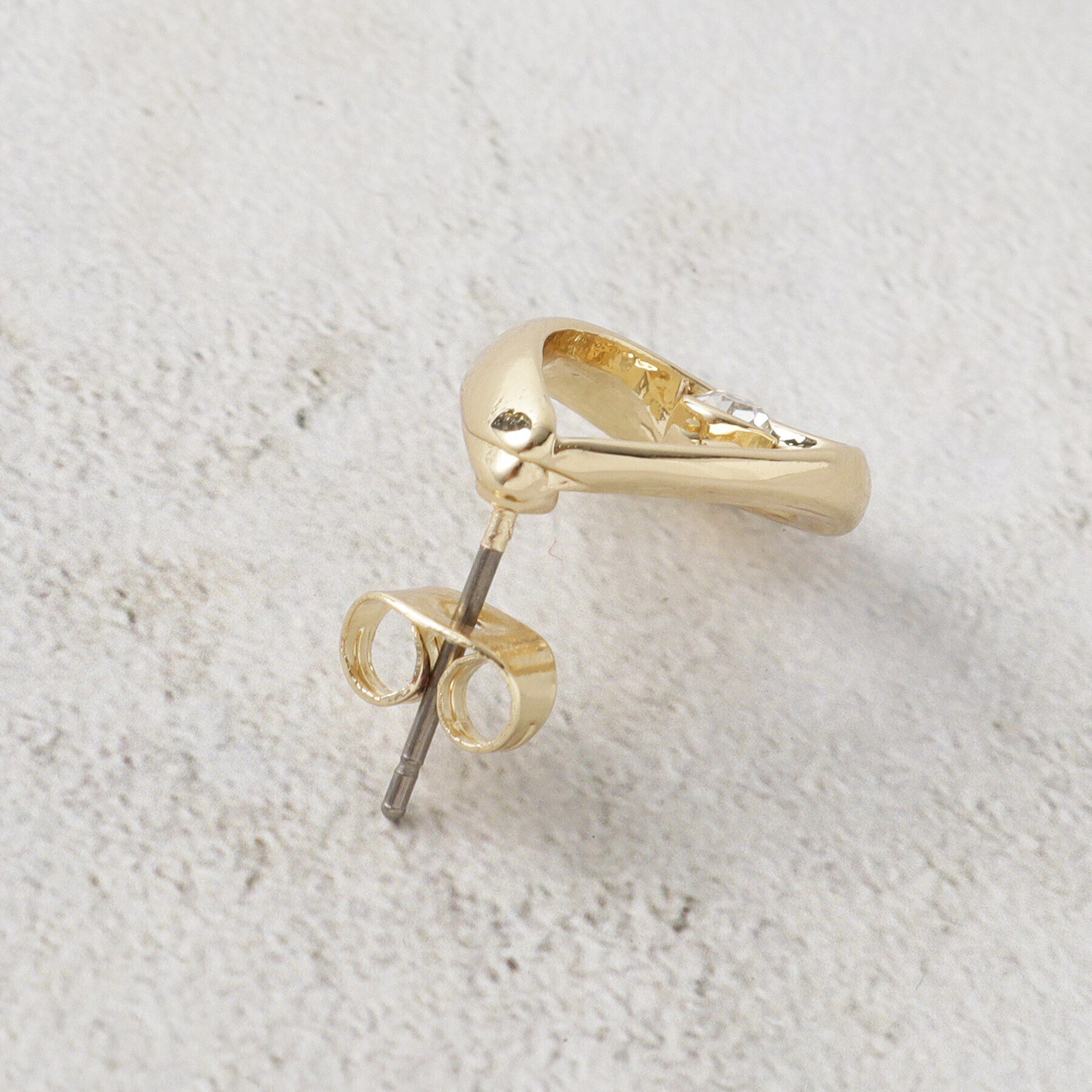 OPAQUE.CLIP「ビジュー&times;メタルピアス」|ピアス|