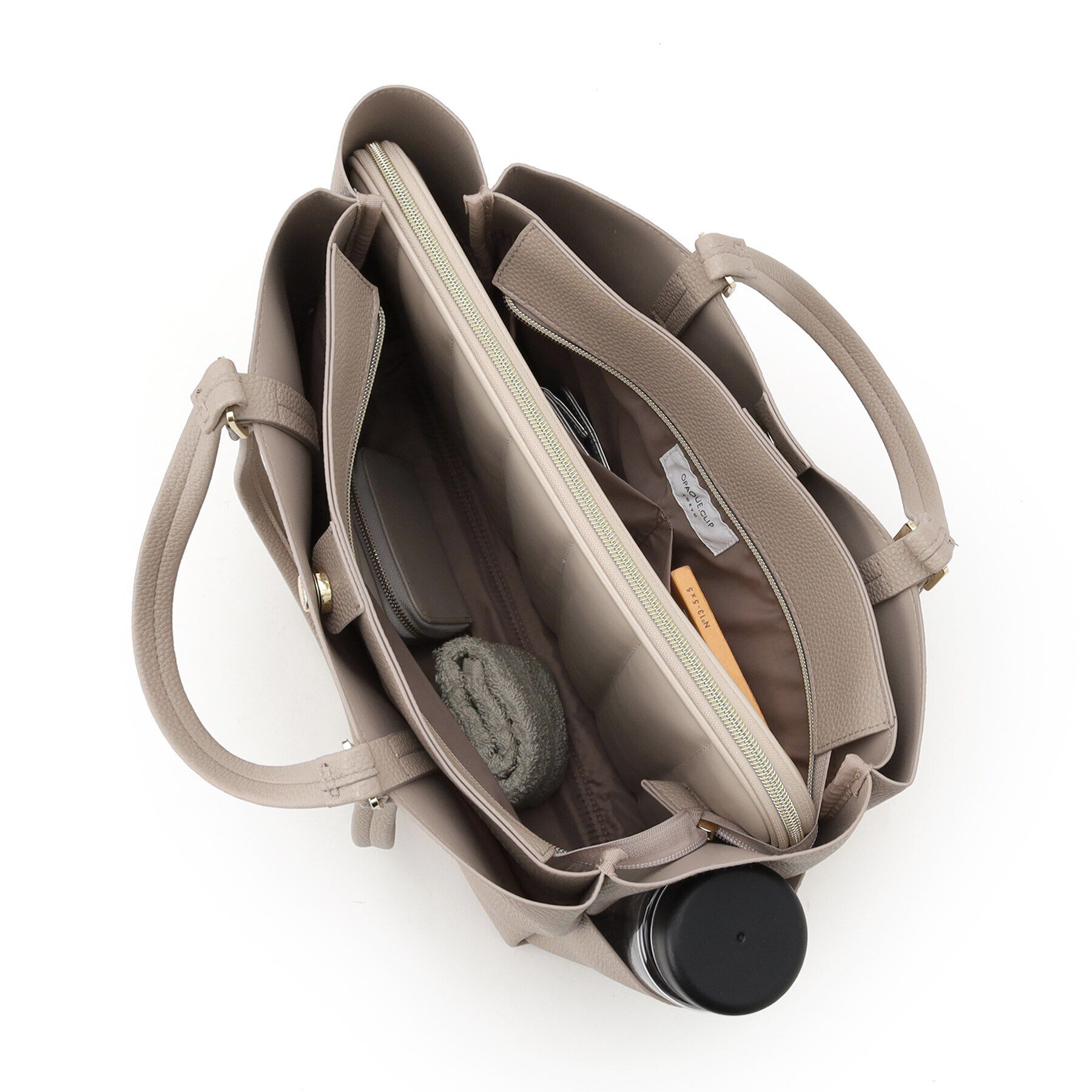 OPAQUE.CLIP「【軽量／A4サイズ対応／2WAY】シュリンク合皮大容量トートバッグ」|トートバッグ|