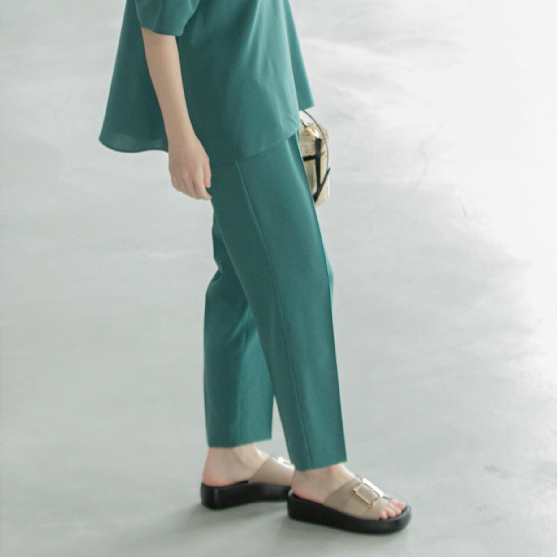 OPAQUE.CLIP「《6色展開/丈が選べる》美脚イージーテーパードパンツ/セットアップ対応【ストレッチ/洗濯機洗い可/防」|その他|