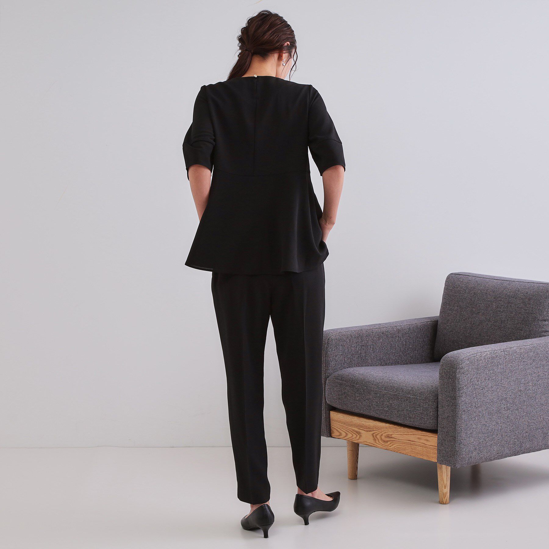 OPAQUE.CLIP「《6色展開/丈が選べる》美脚イージーテーパードパンツ/セットアップ対応【ストレッチ/洗濯機洗い可/防」|その他|