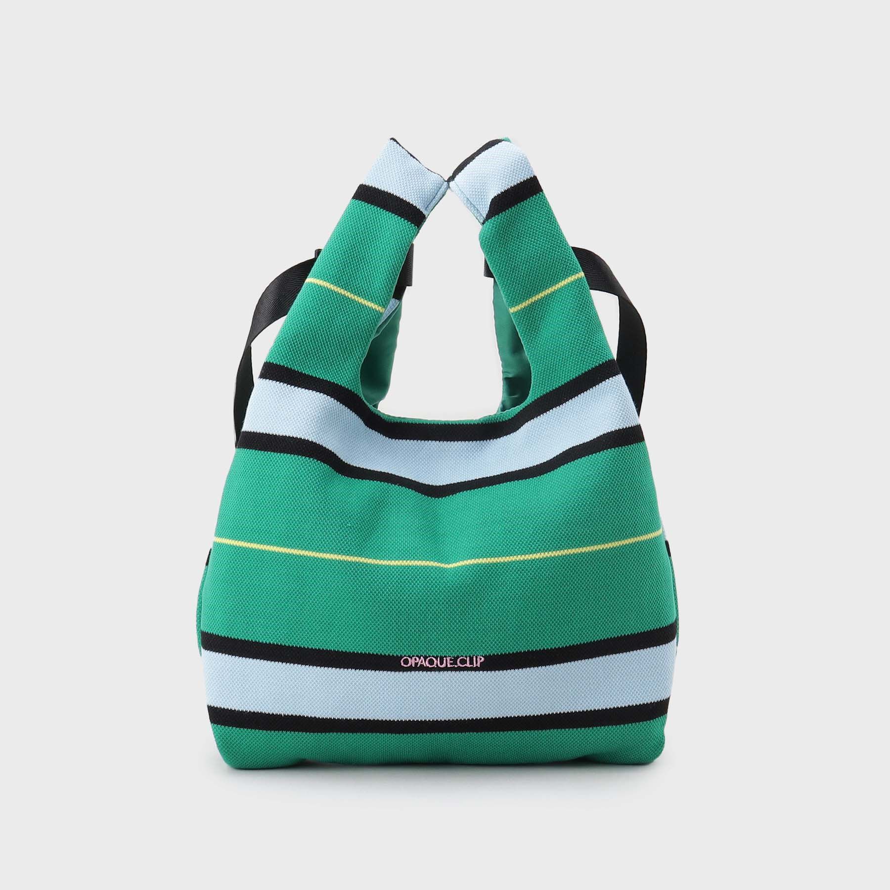 OPAQUE.CLIP「【2WAY】マルチボーダーハンドバッグ」|ハンドバッグ|