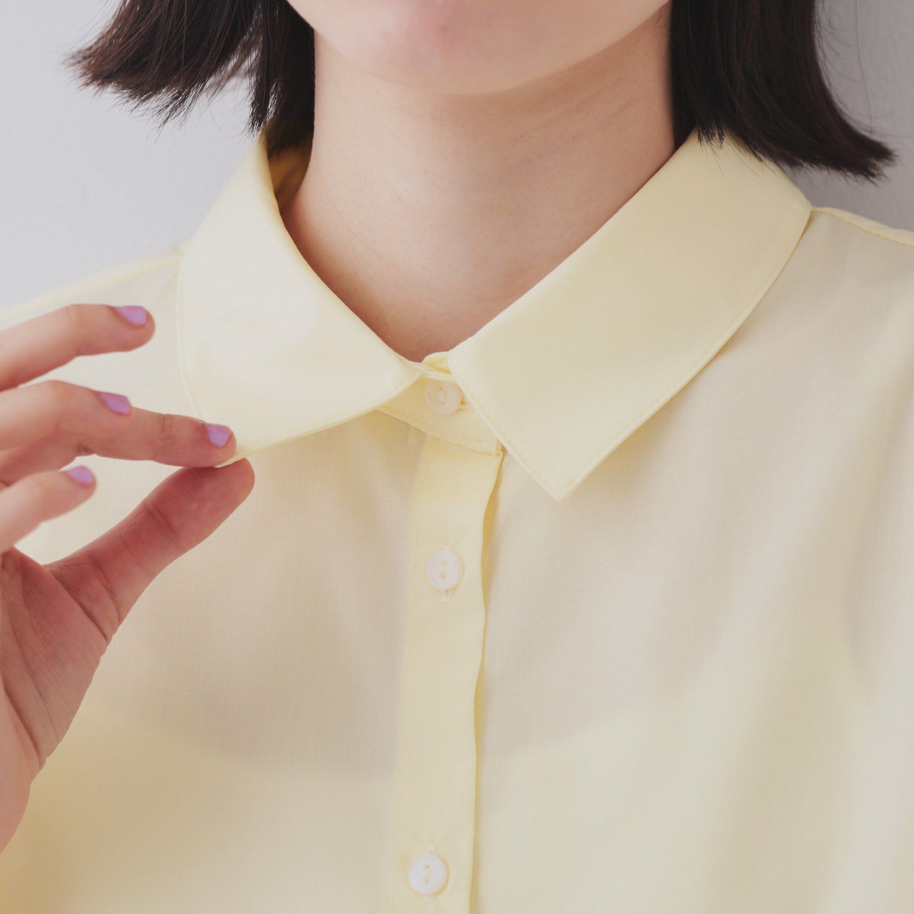 OPAQUE.CLIP「裾バルーンペプラムシャツ【洗濯機洗い可】」|シャツ・ブラウス|