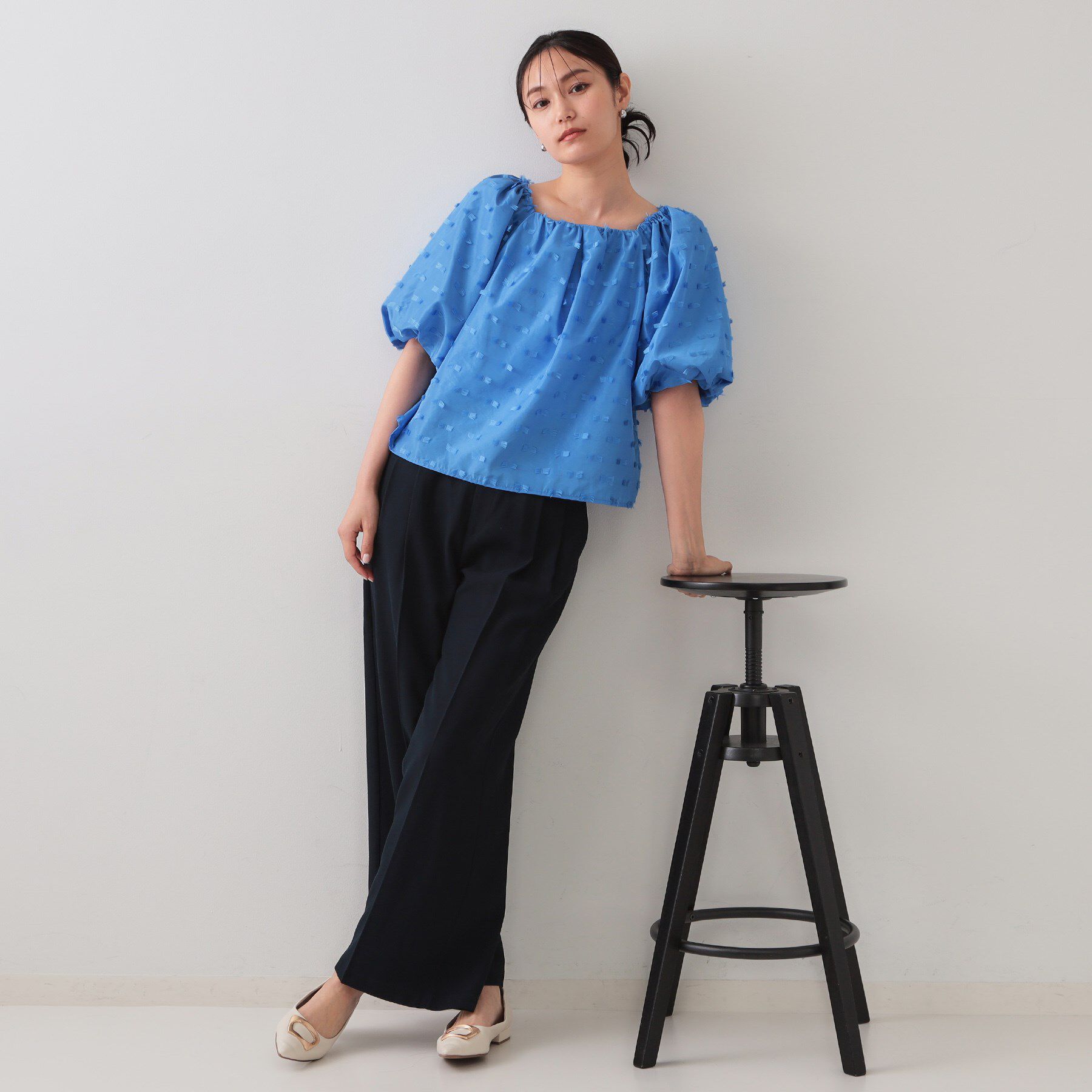 OPAQUE.CLIP「タックワイドパンツ/セットアップ対応【洗濯機洗い可】」|その他|