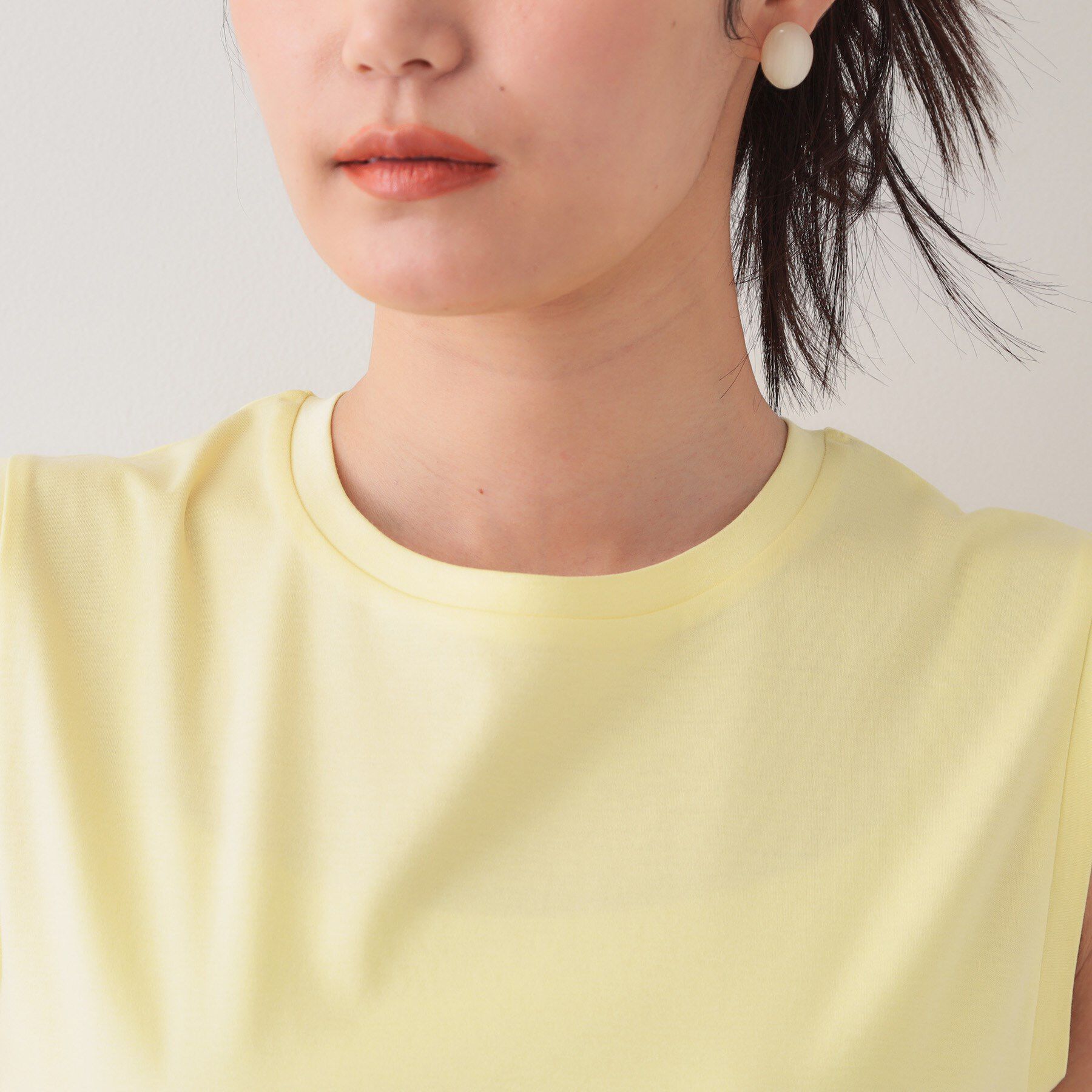 OPAQUE.CLIP「《5色展開》ベーシックノースリーブトップス【接触冷感/洗濯機洗い可】」|キャミソール|