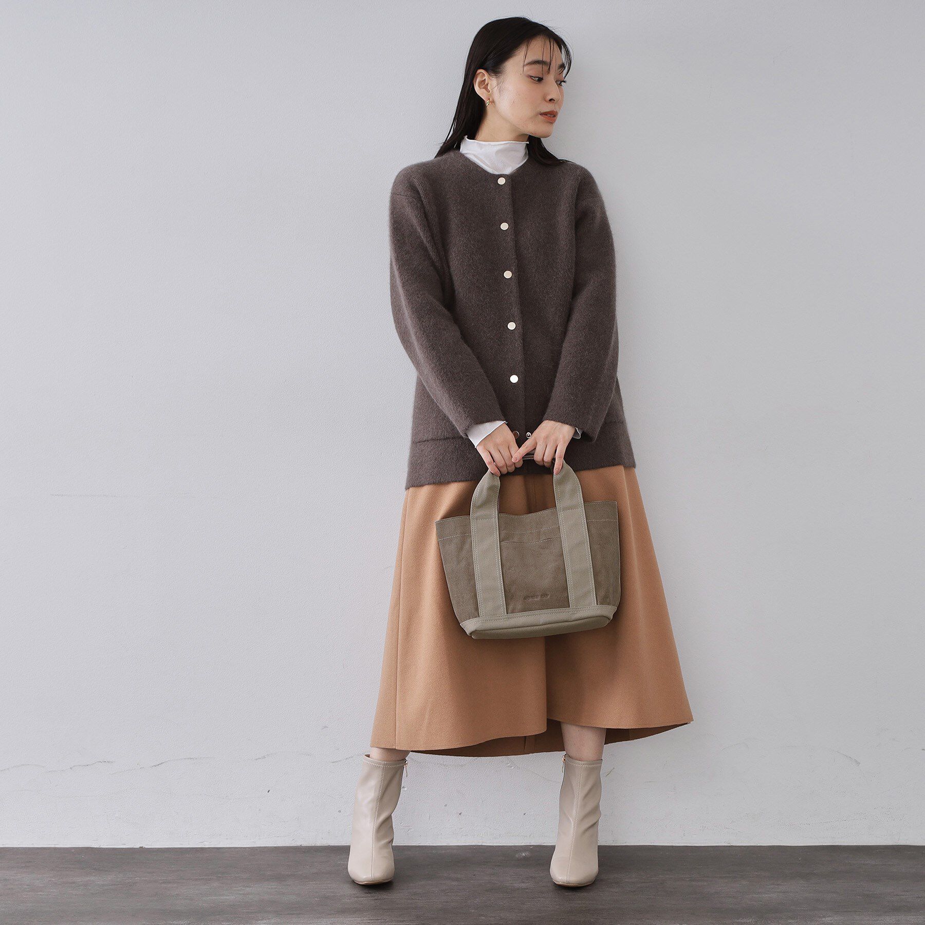 OPAQUE.CLIP「【2WAY／多ポケット】3層セパレートミドルトートバッグ」|トートバッグ|