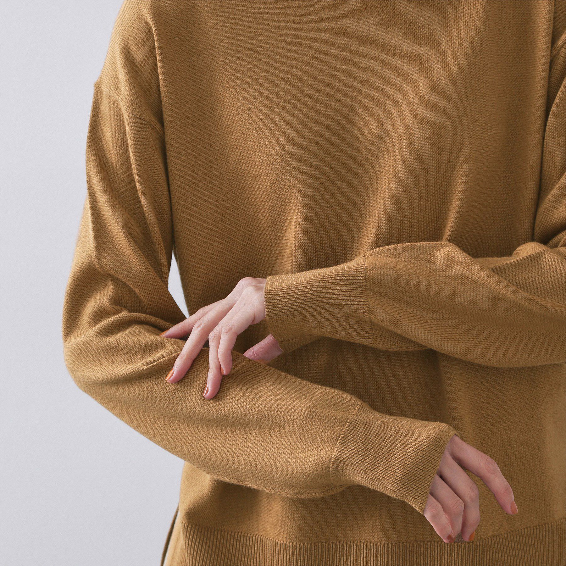 OPAQUE.CLIP「ボートネックニット/エクストラファインメリノウール【THEシリーズ/洗濯機OK】」|ニット・セーター|