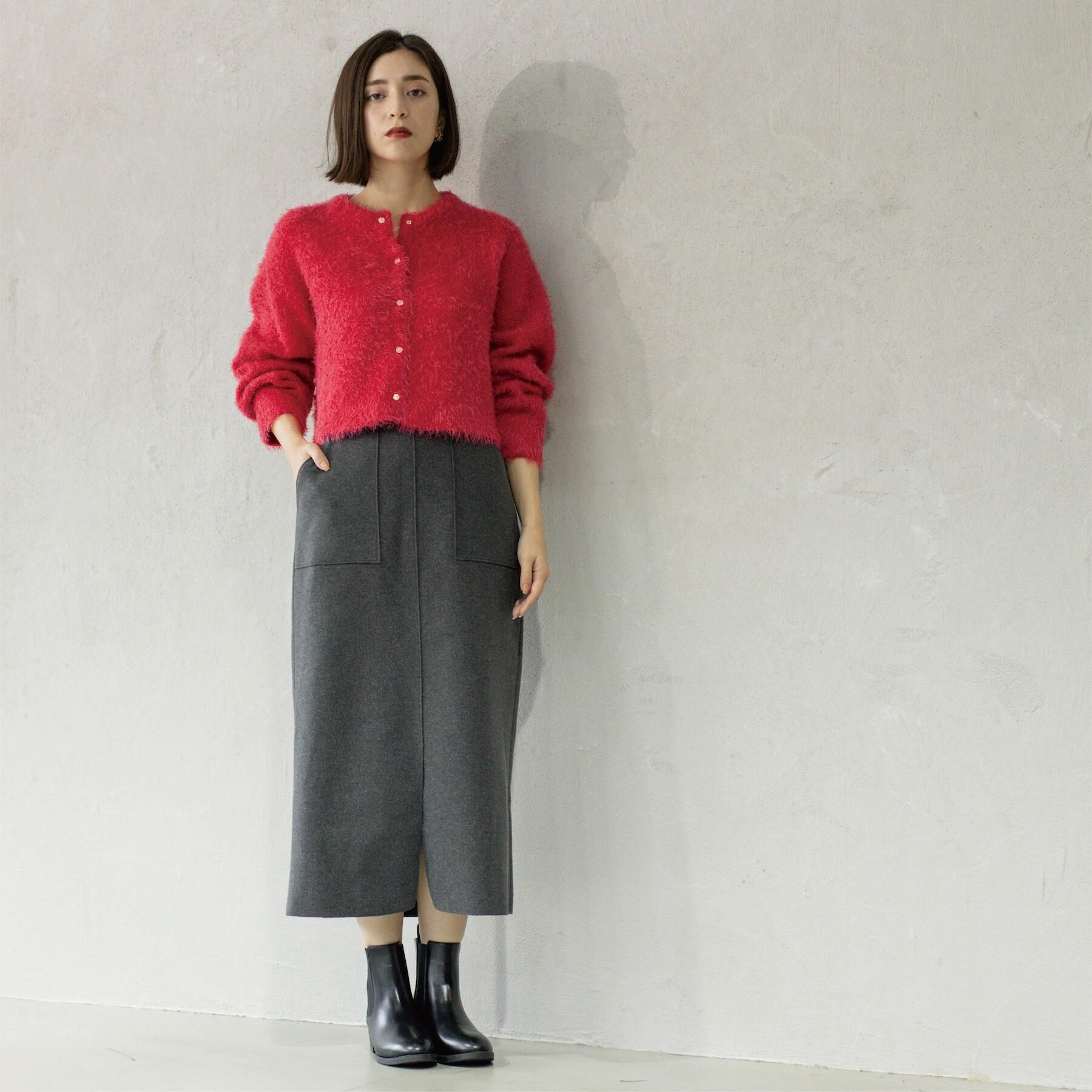 OPAQUE.CLIP「ウールライクタイトスカート【洗濯機洗い可】《8col》」|スカート|