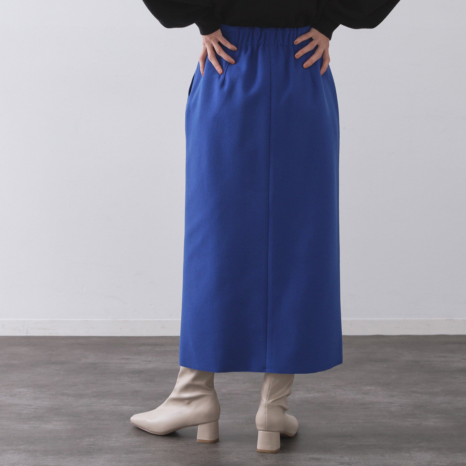 OPAQUE.CLIP「ウールライクタイトスカート【洗濯機洗い可】《8col》」|スカート|