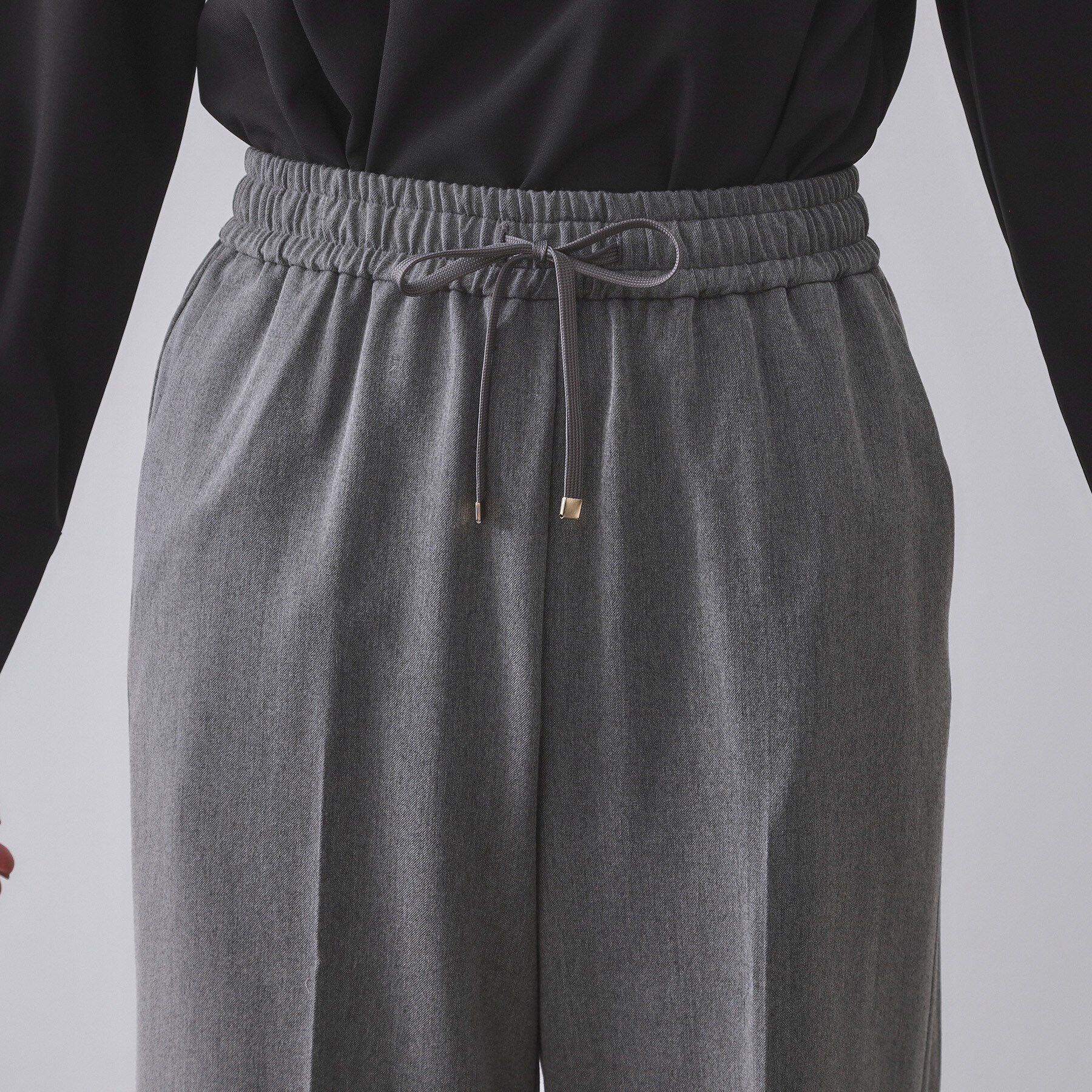 OPAQUE.CLIP「ウォームタッチ イージーワイドパンツ【洗濯機洗OK/ストレッチ】≪SS～LL≫」|その他|