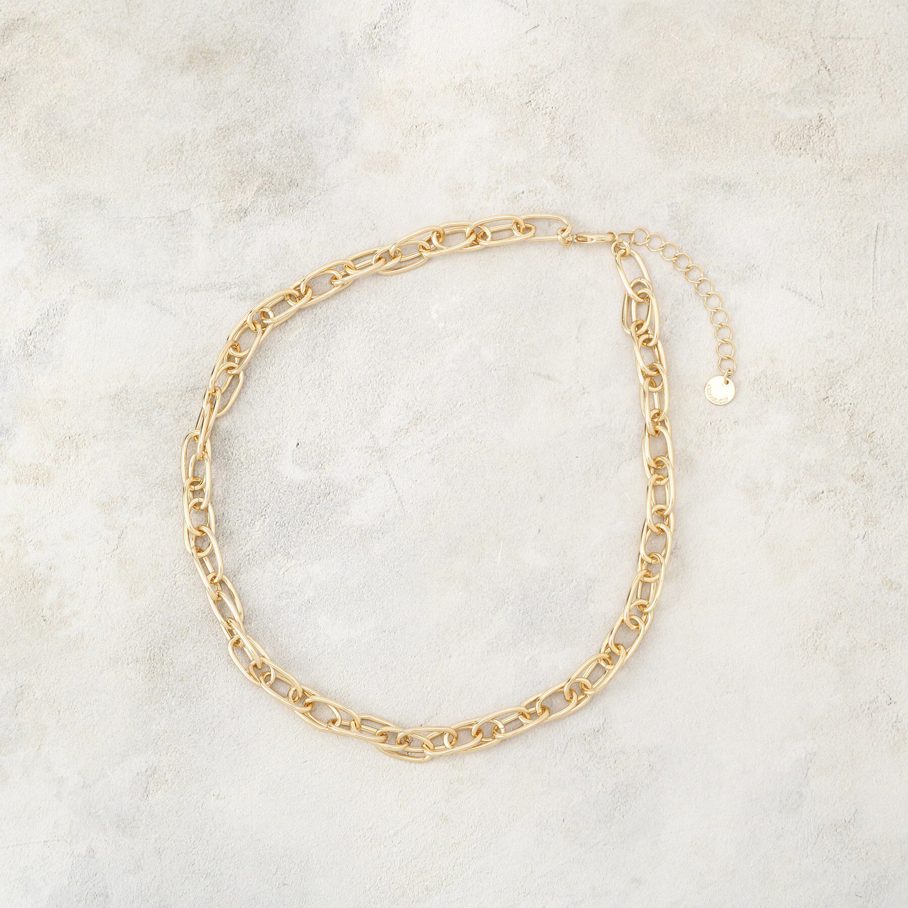 OPAQUE.CLIP「ボリュームダブルチェーンネックレス」|ネックレス|ゴールド(007)