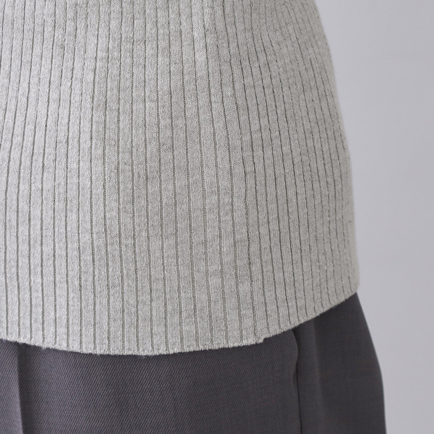 OPAQUE.CLIP「ハイネックリブニット【洗濯機OK】」|ニット・セーター|