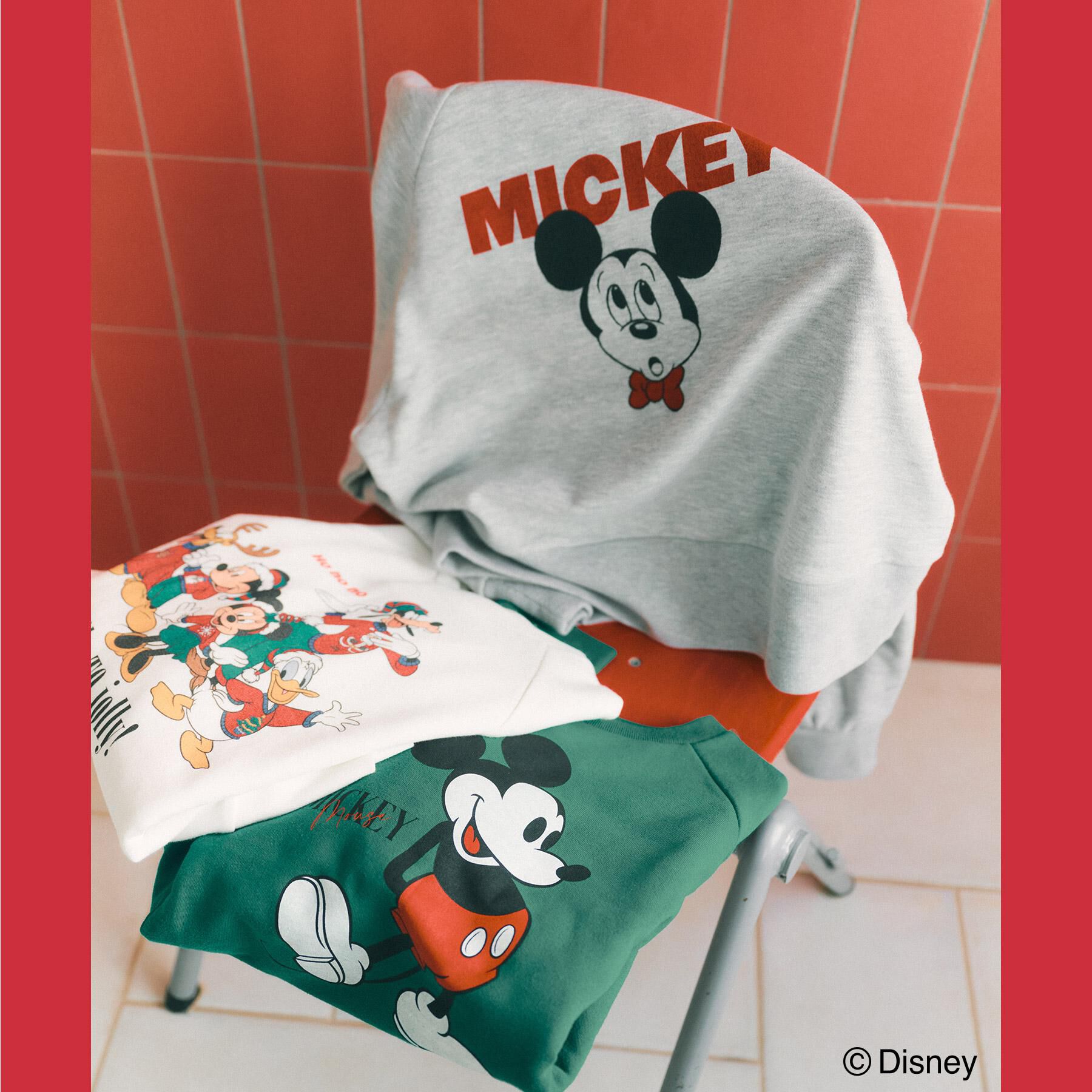 OPAQUE.CLIP「《Mickey Mouse》プリントアソートスウェット【洗濯機OK】」|パーカー|