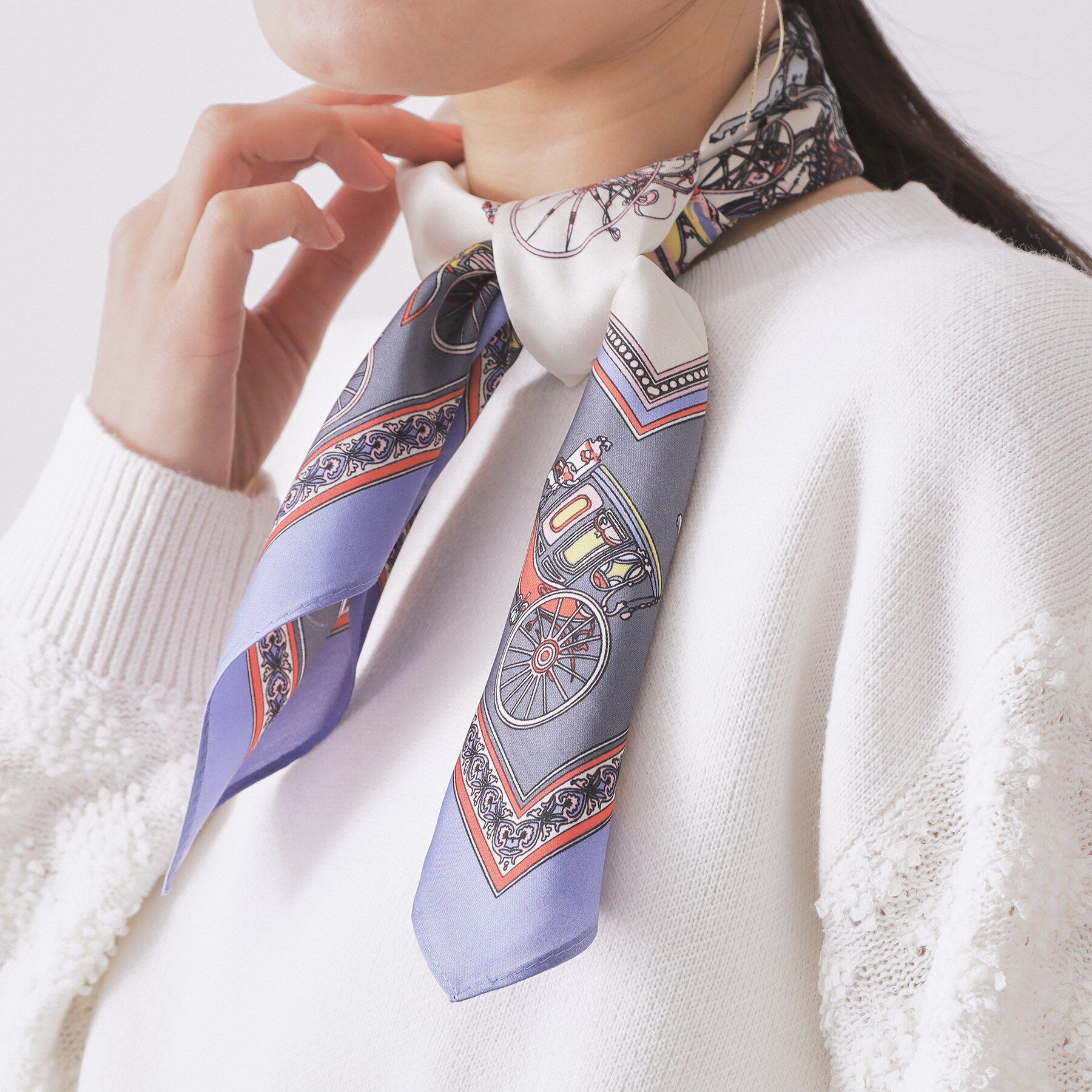 OPAQUE.CLIP「大判柄アソートスカーフ」|バンダナ・スカーフ|